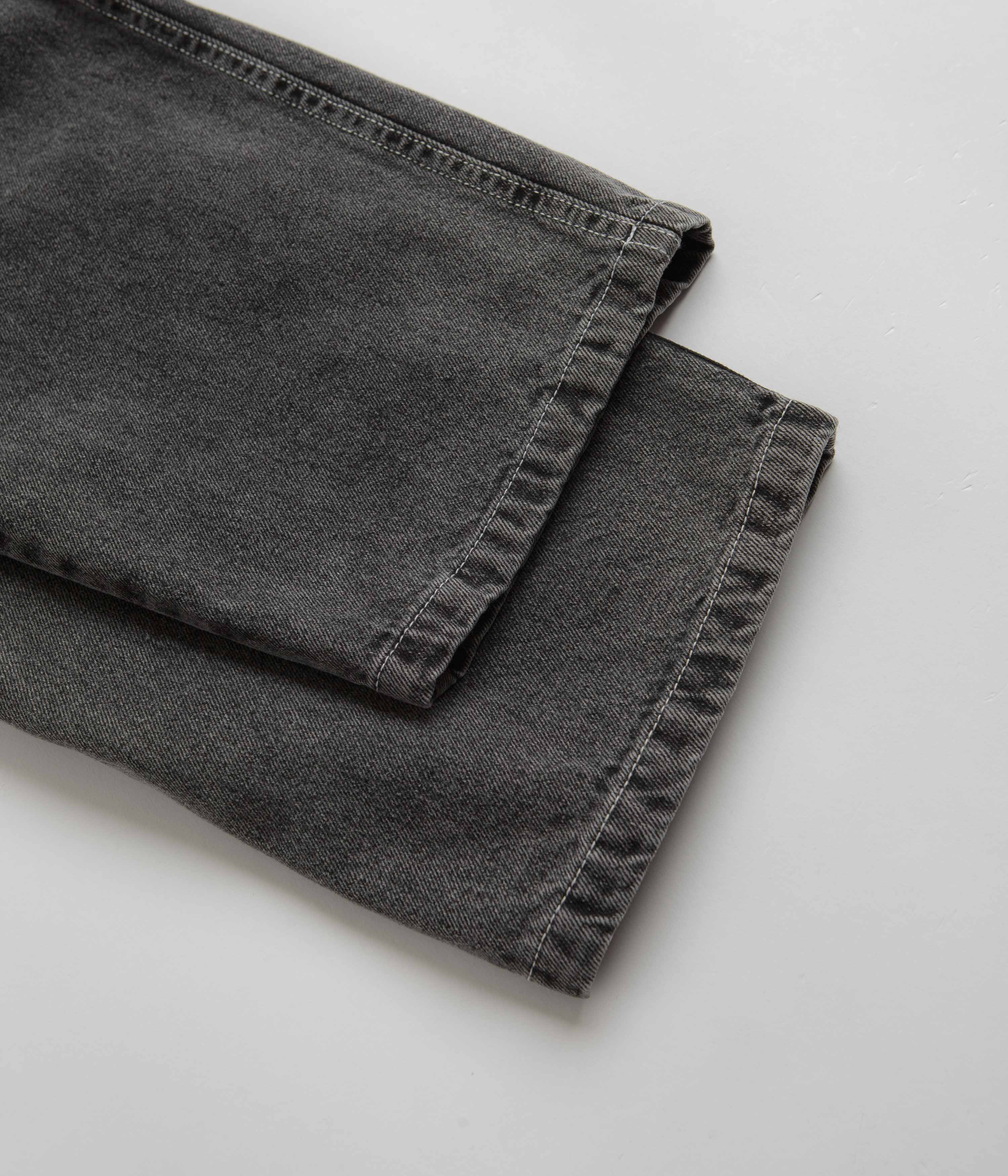 Magenta OG Stitch Jeans - Distressed Black Denim - Image 11