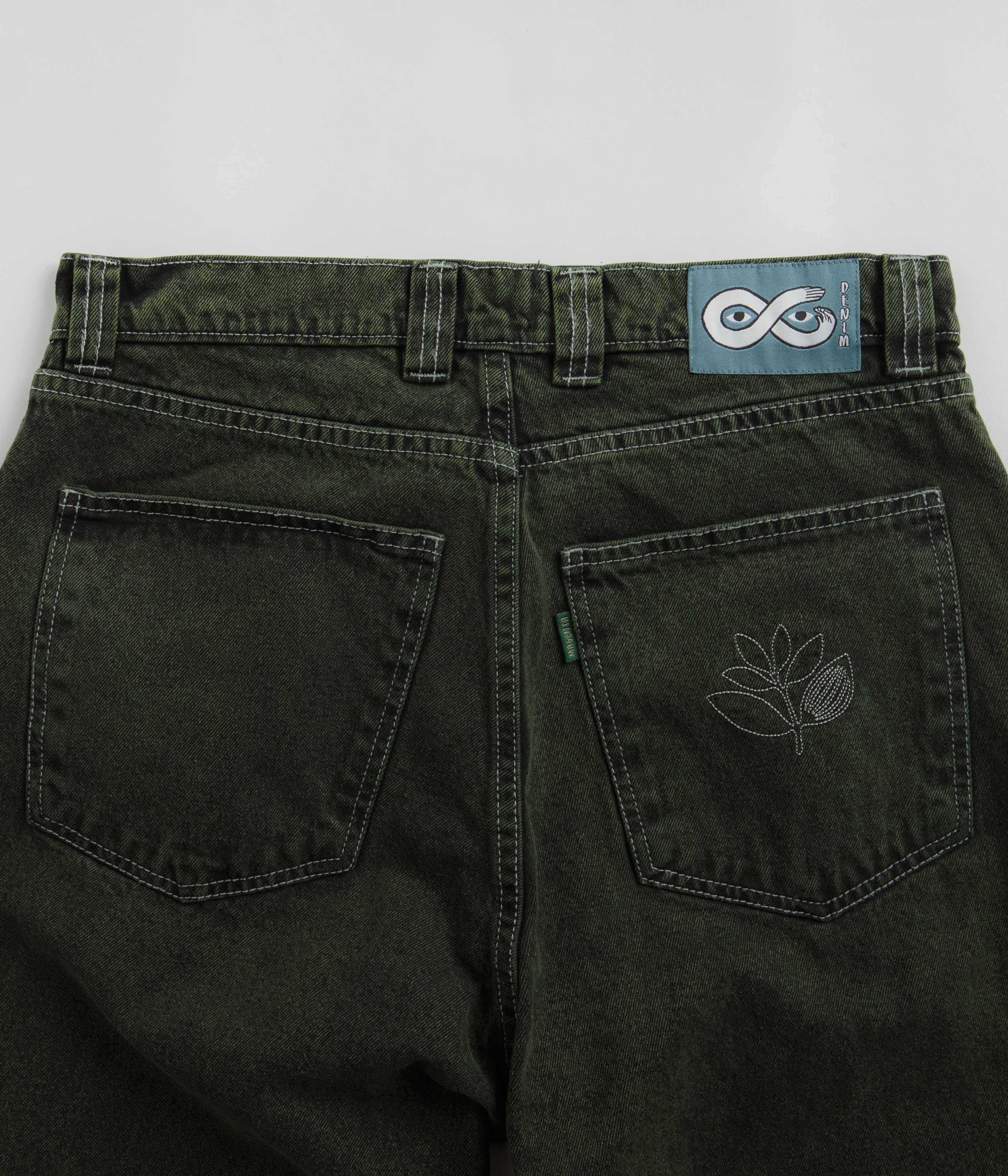 Magenta OG Stitch Jeans - Green Denim - Image 6