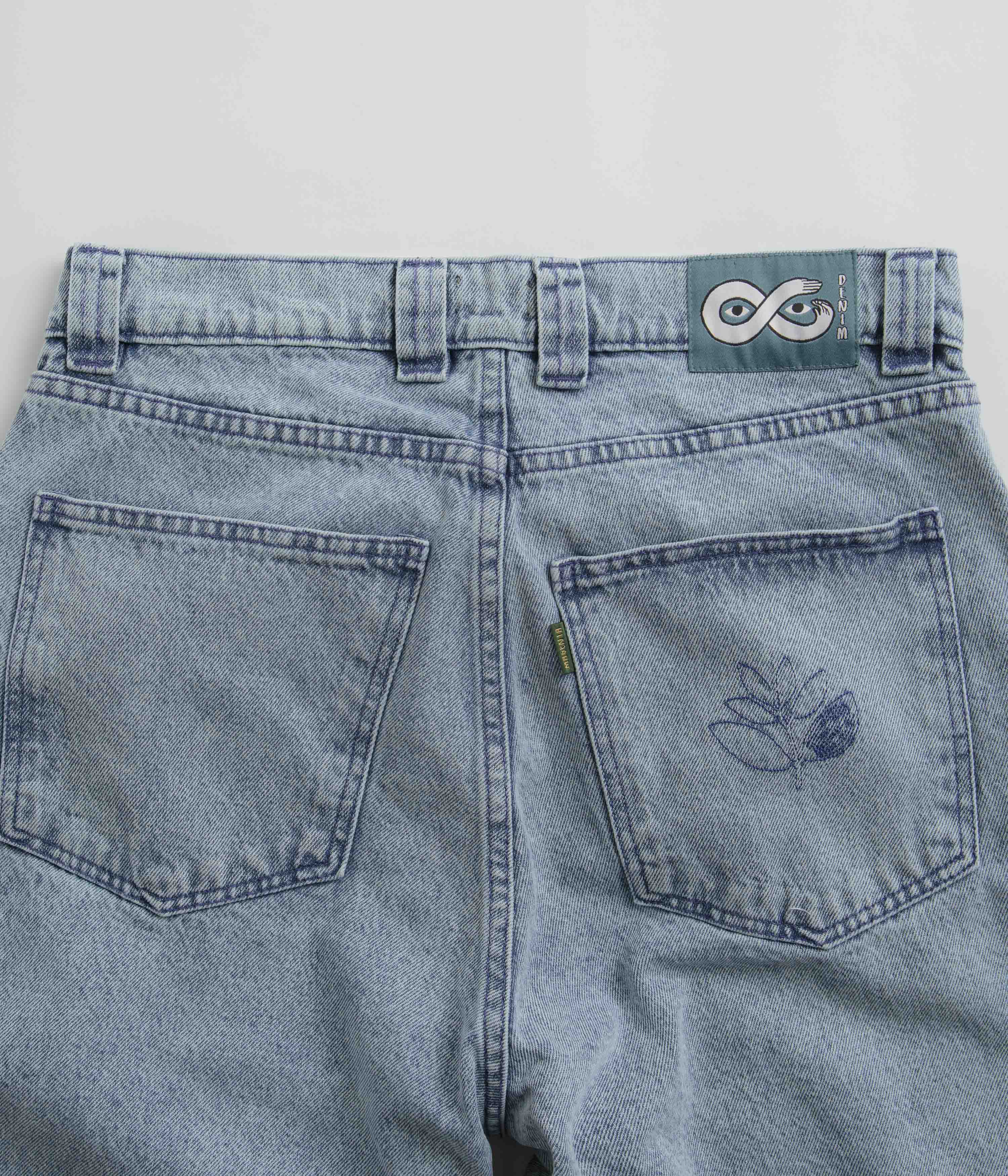 Magenta OG Stitch Jeans - Washed Denim - Image 6