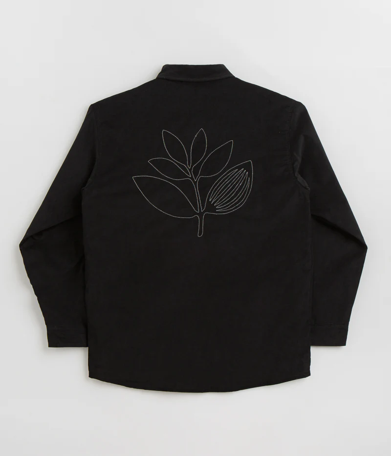 Magenta Rover Cord Overshirt - Black - Image 2