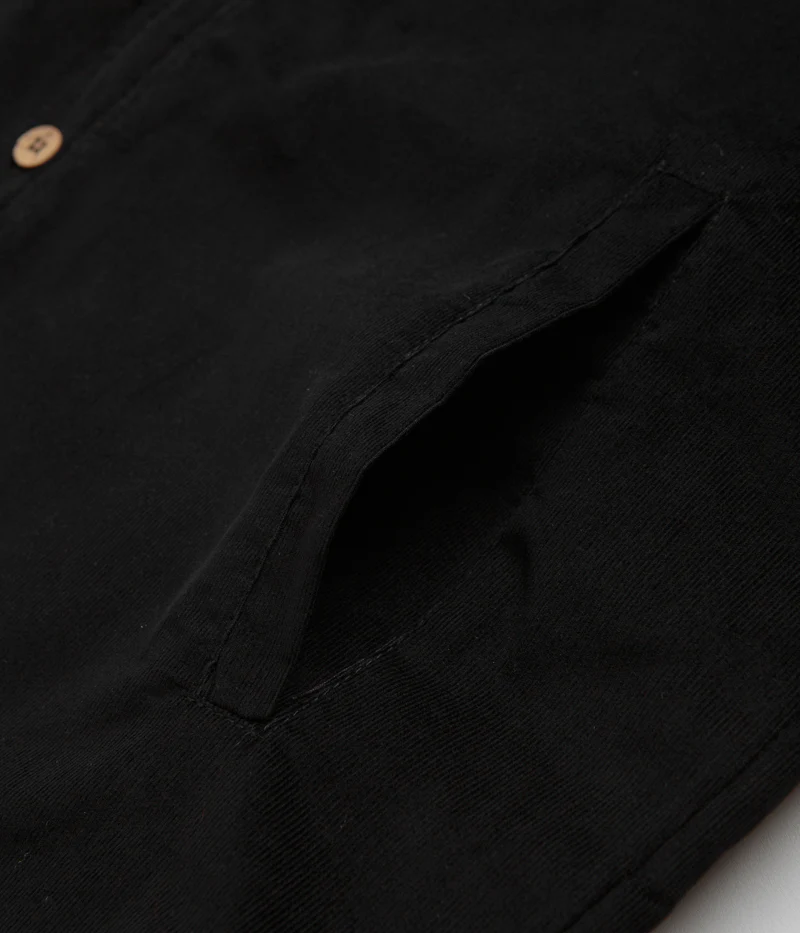Magenta Rover Cord Overshirt - Black - Image 6