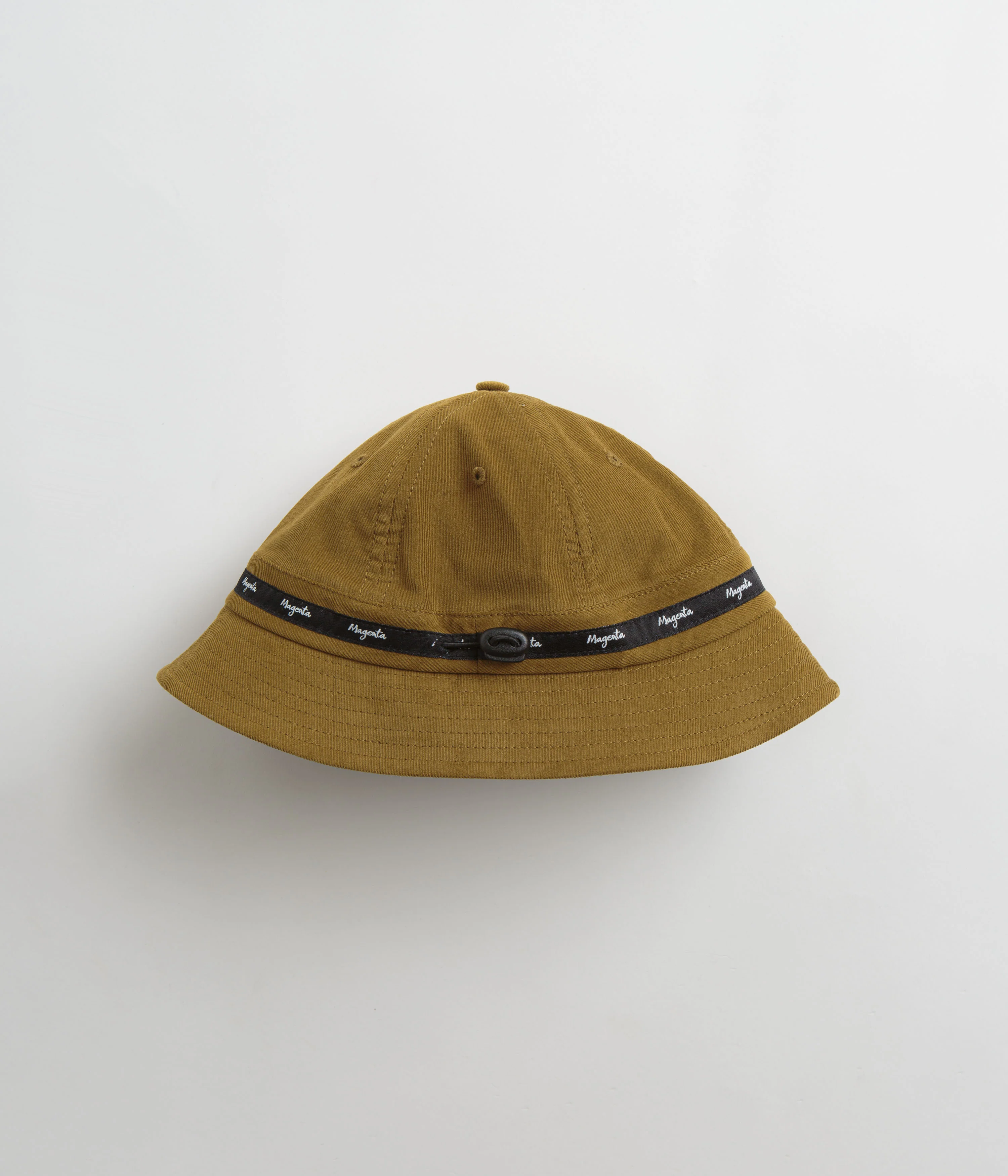 Magenta Script Cord Bucket Hat - Brown - Image 2
