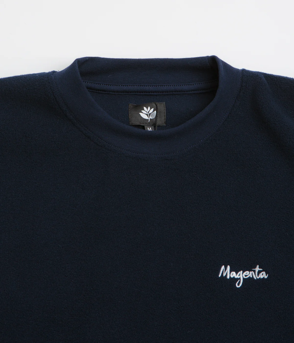Magenta Script Crewneck Sweatshirt - Navy - Image 2