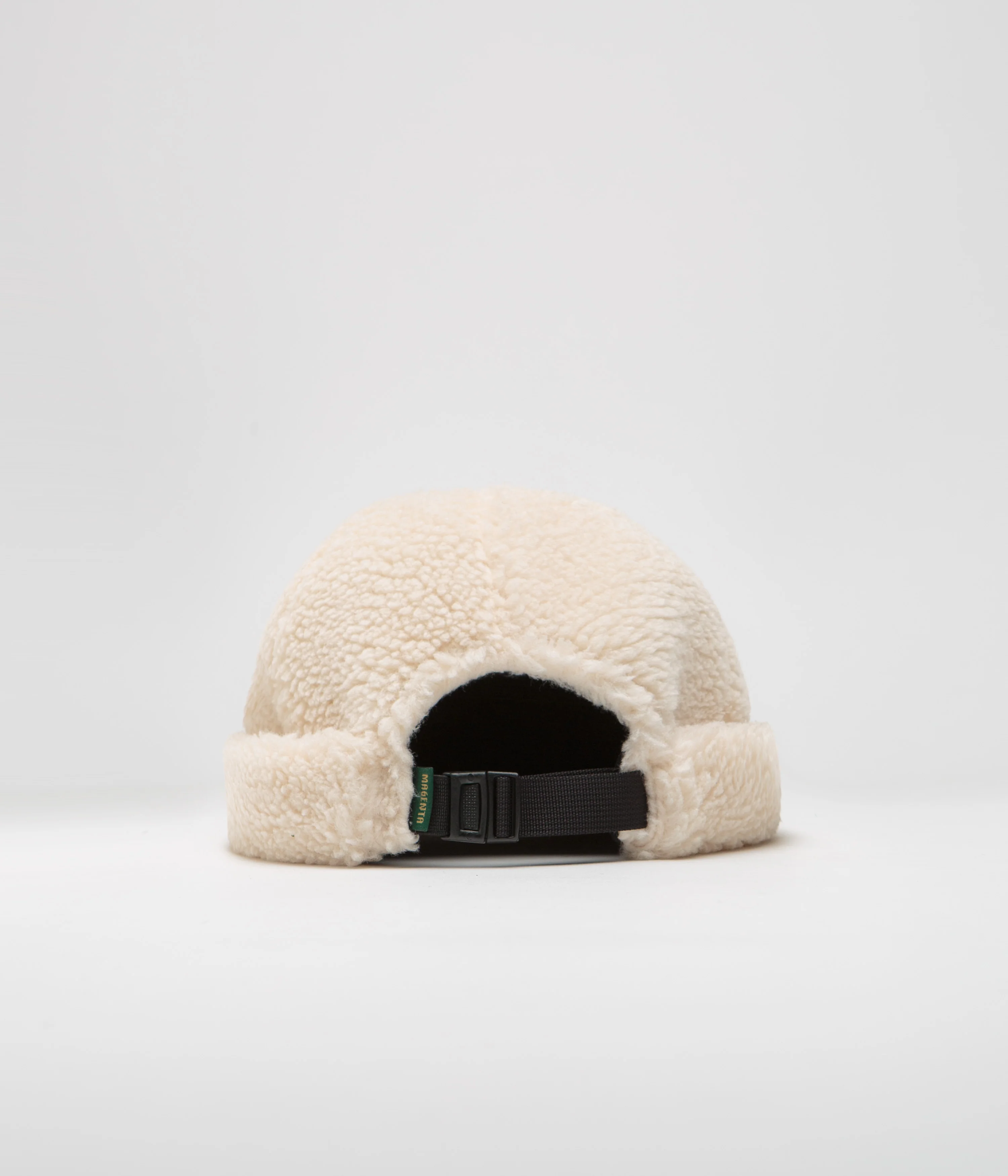 Magenta Sherpa Sailor Beanie - Natural - Image 2