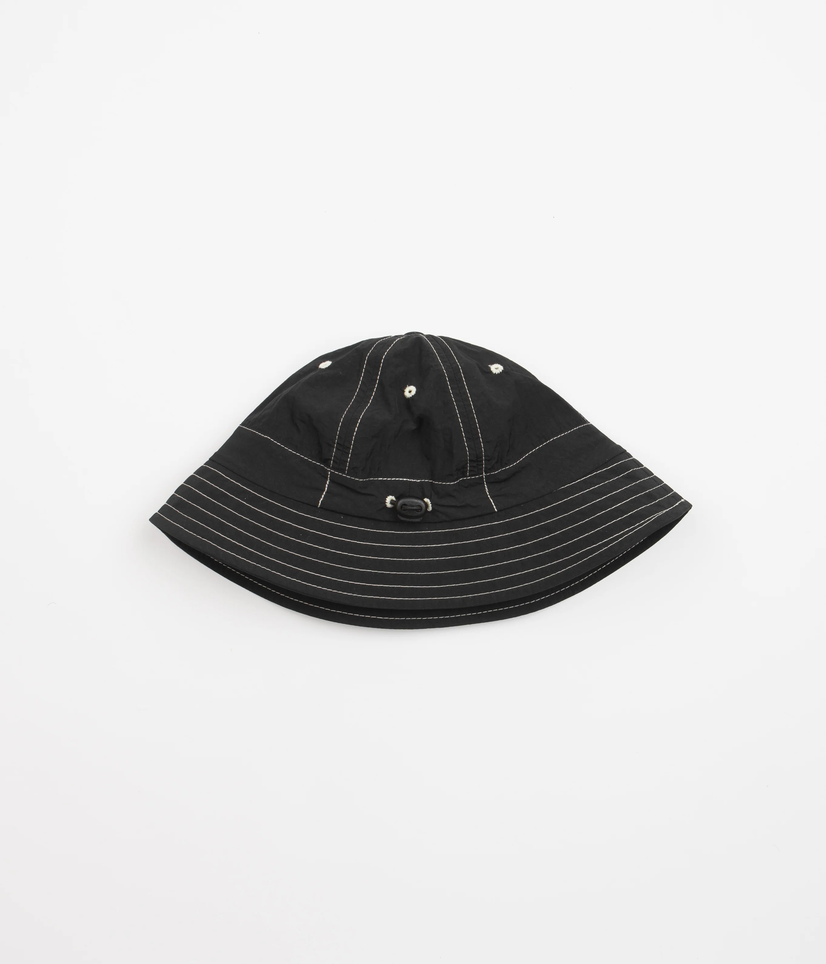 Magenta Stitch Bucket Hat - Black - Image 2