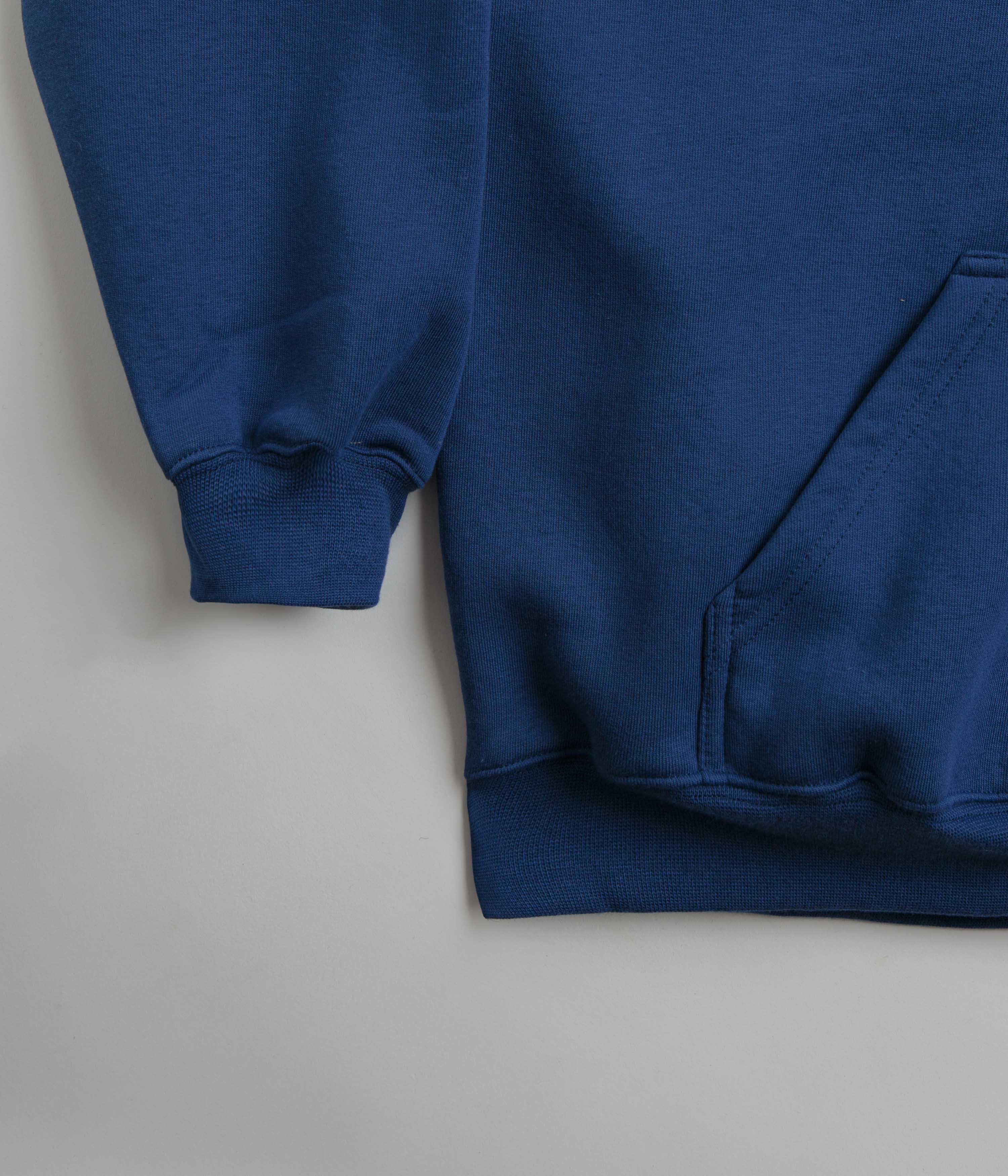 Magenta Terry Plant Hoodie - Ocean Blue - Image 3