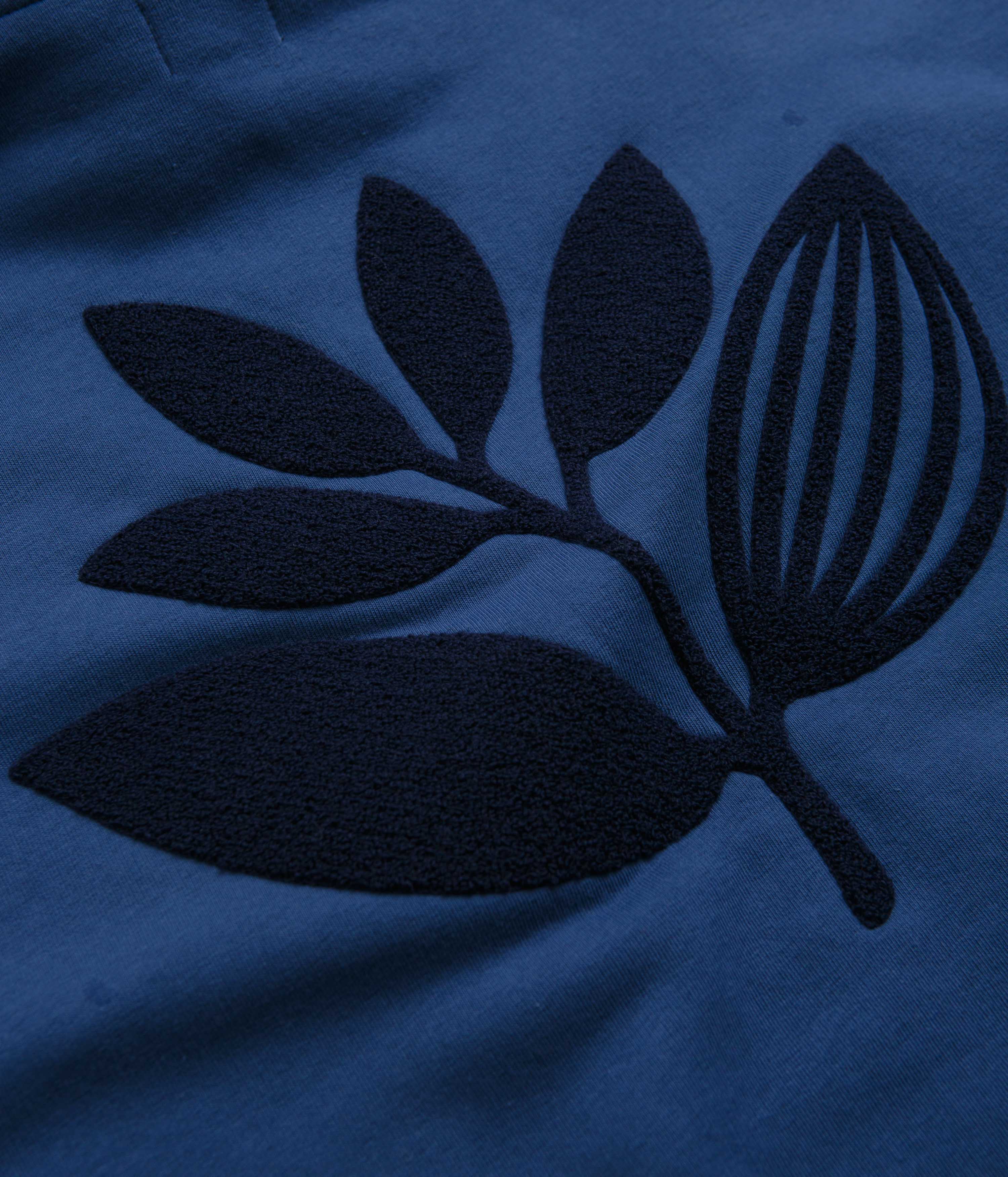 Magenta Terry Plant Hoodie - Ocean Blue - Image 4