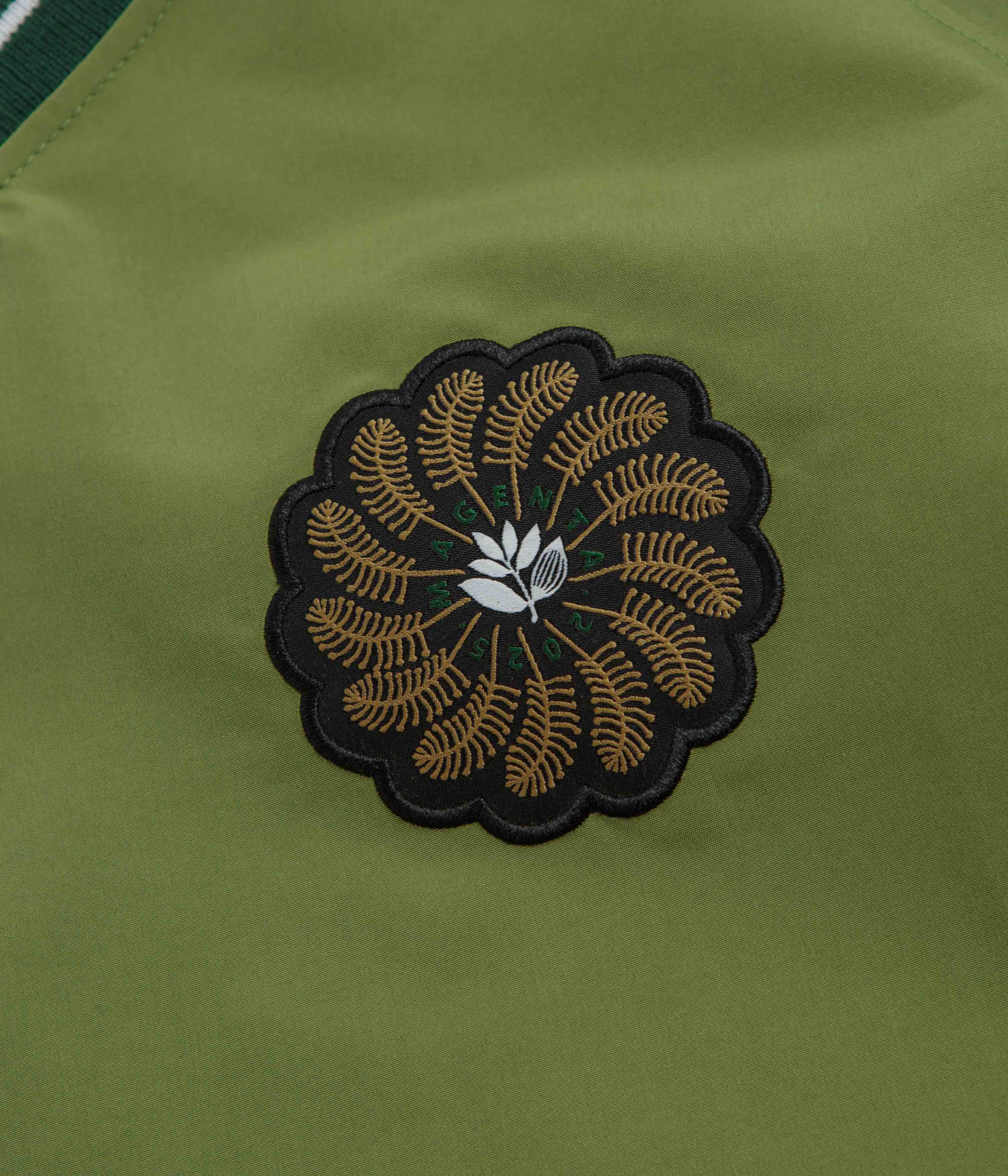 Magenta Tres Tech V Neck Sweatshirt - Forest Green - Image 3