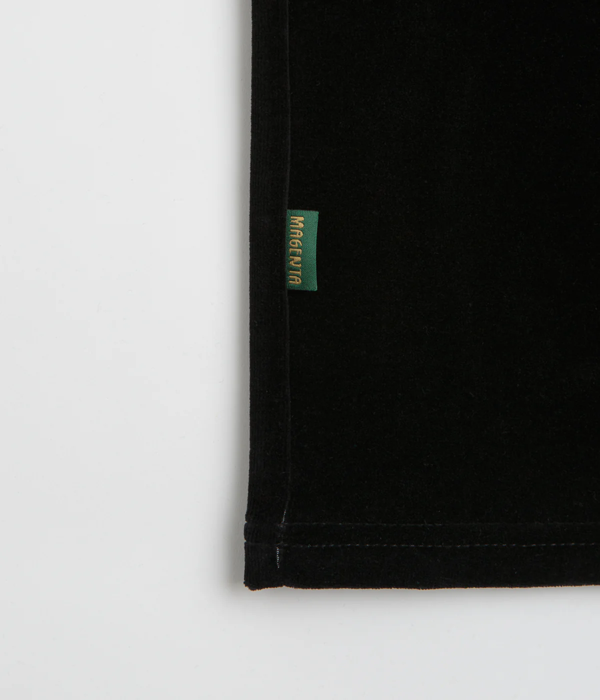 Magenta Velours Pocket T-Shirt - Black - Image 4
