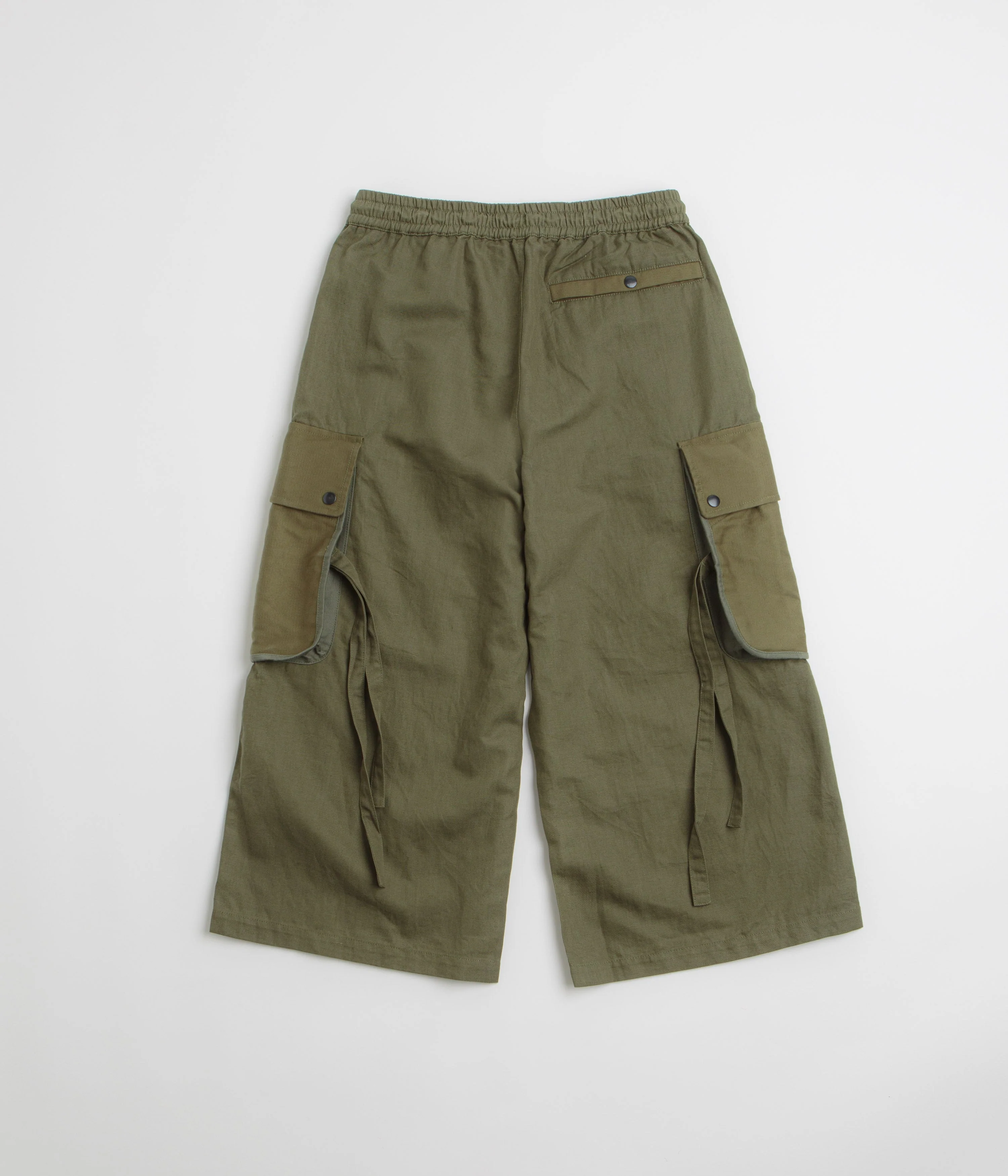 Maharishi M42 Hakama Cropped Track Pants - Olive - Image 2