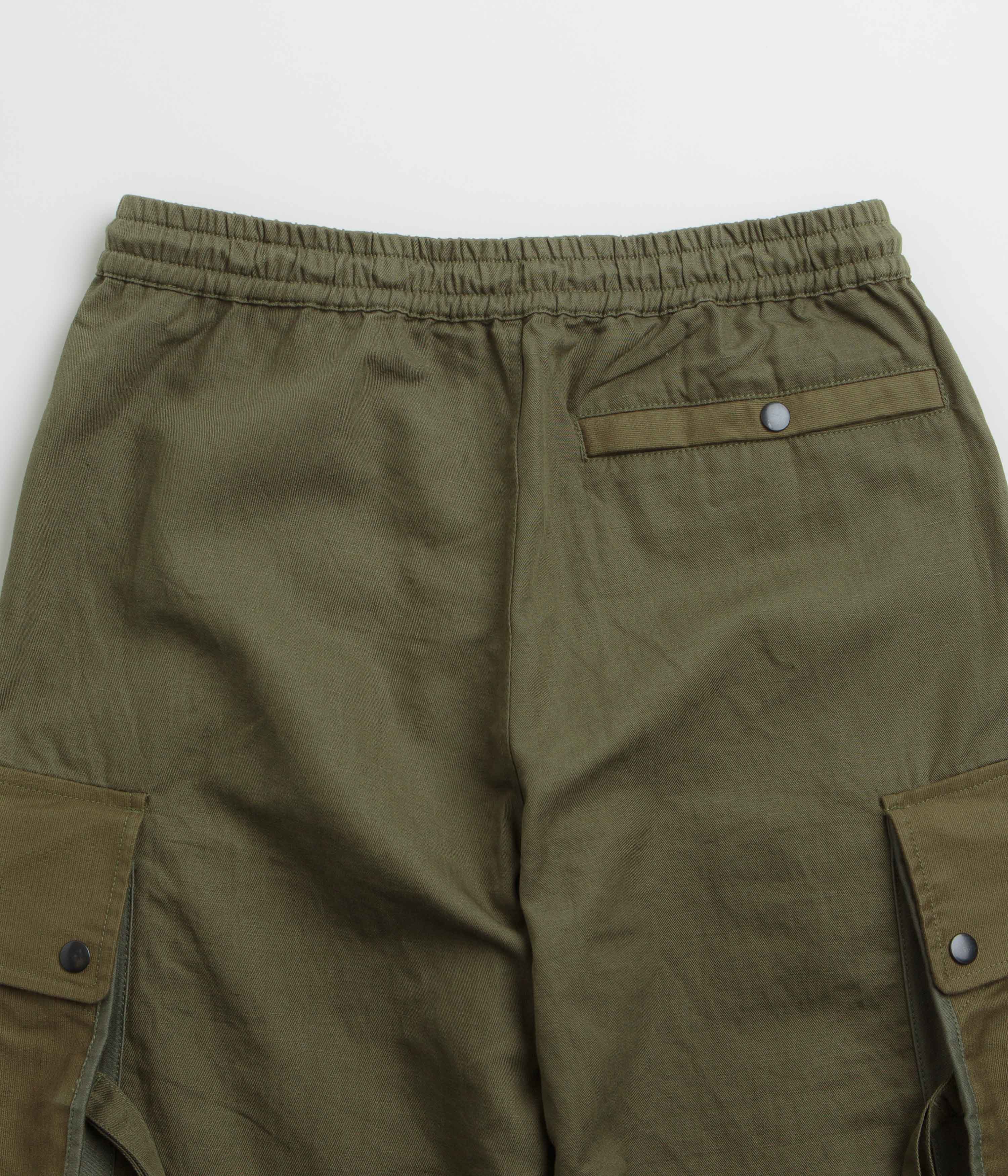 Maharishi M42 Hakama Cropped Track Pants - Olive - Image 5