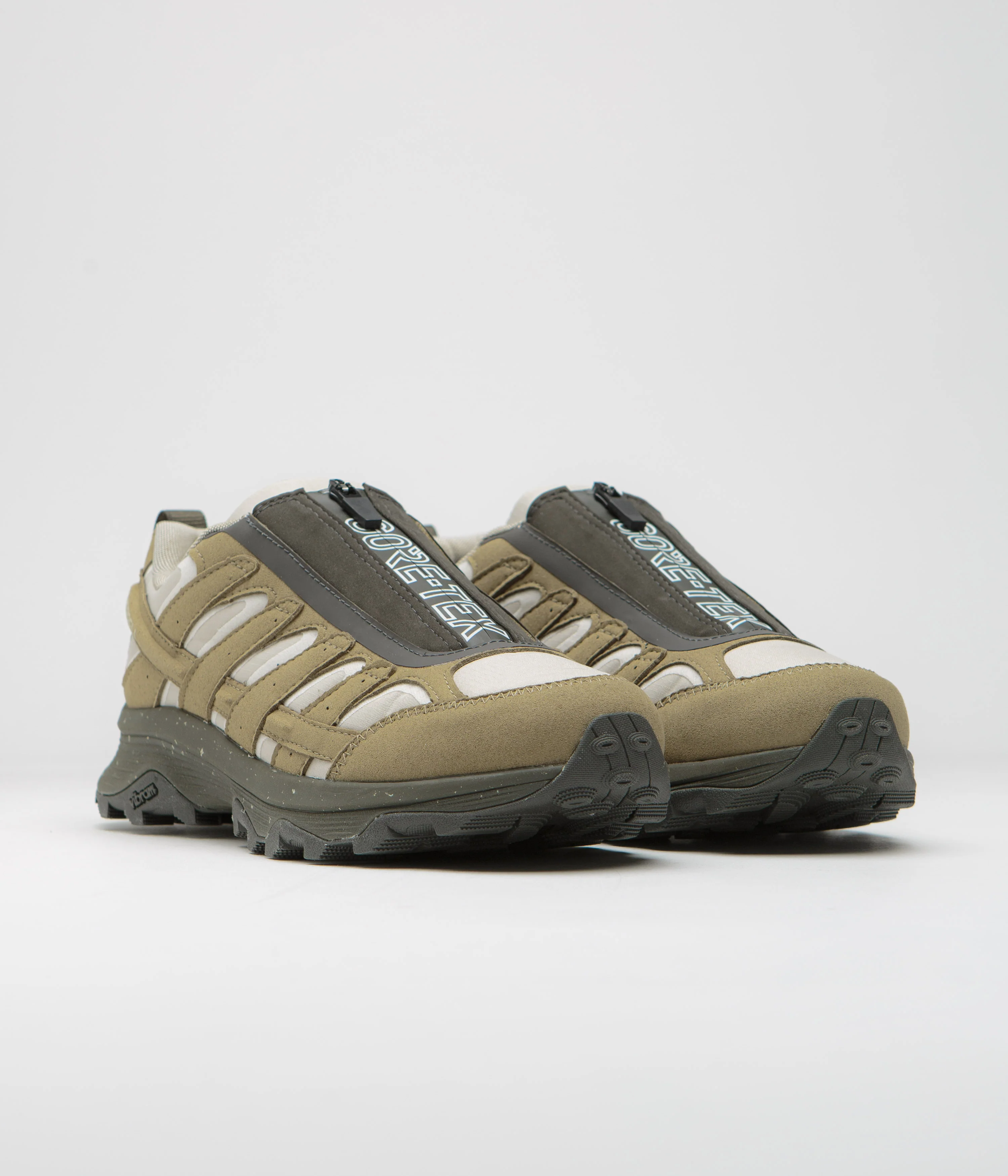 Merrell Moab Speed Zip GTX SE Shoes - Coyote / Olive - Image 2