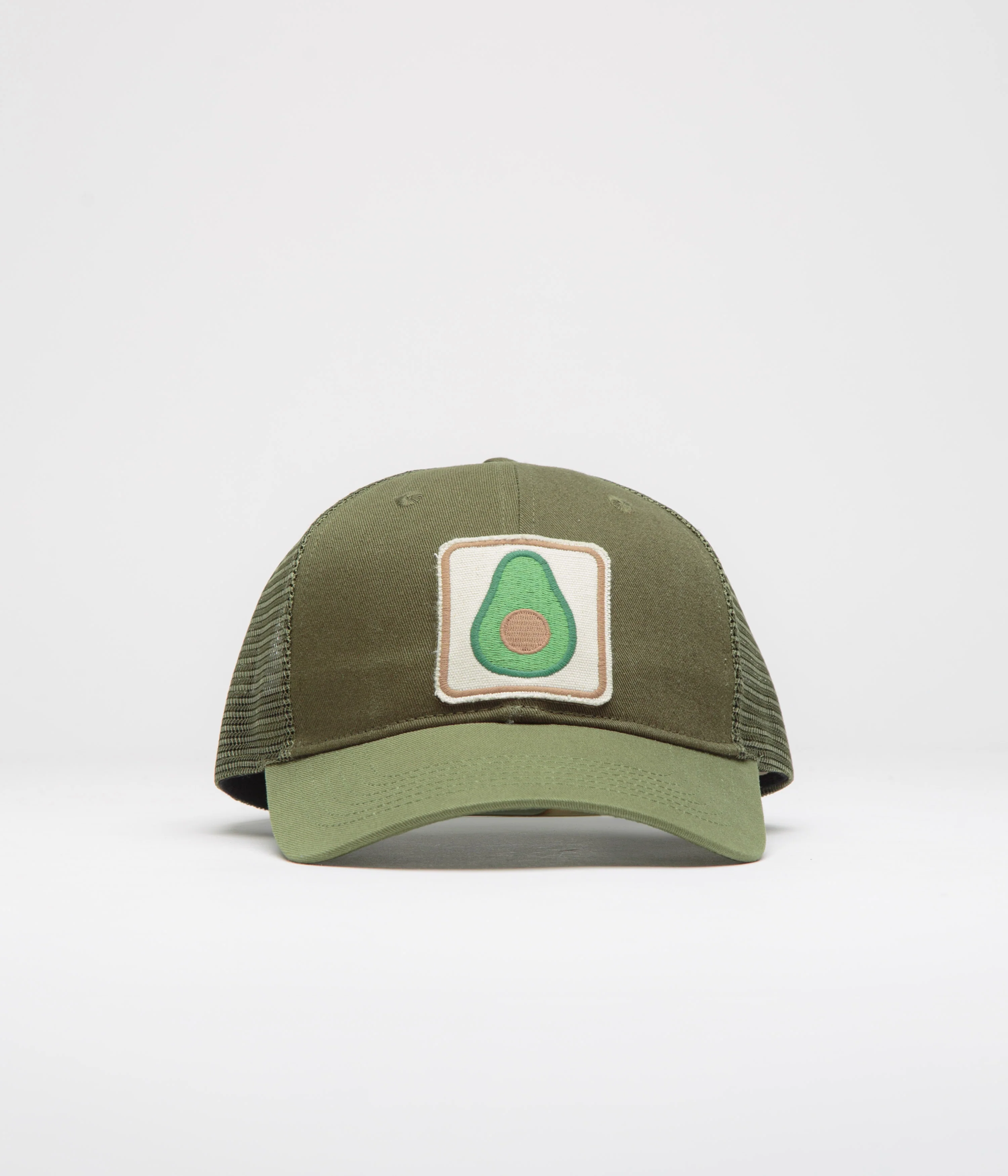Mollusk Avocado Patch Trucker Cap - Olive - Image 2