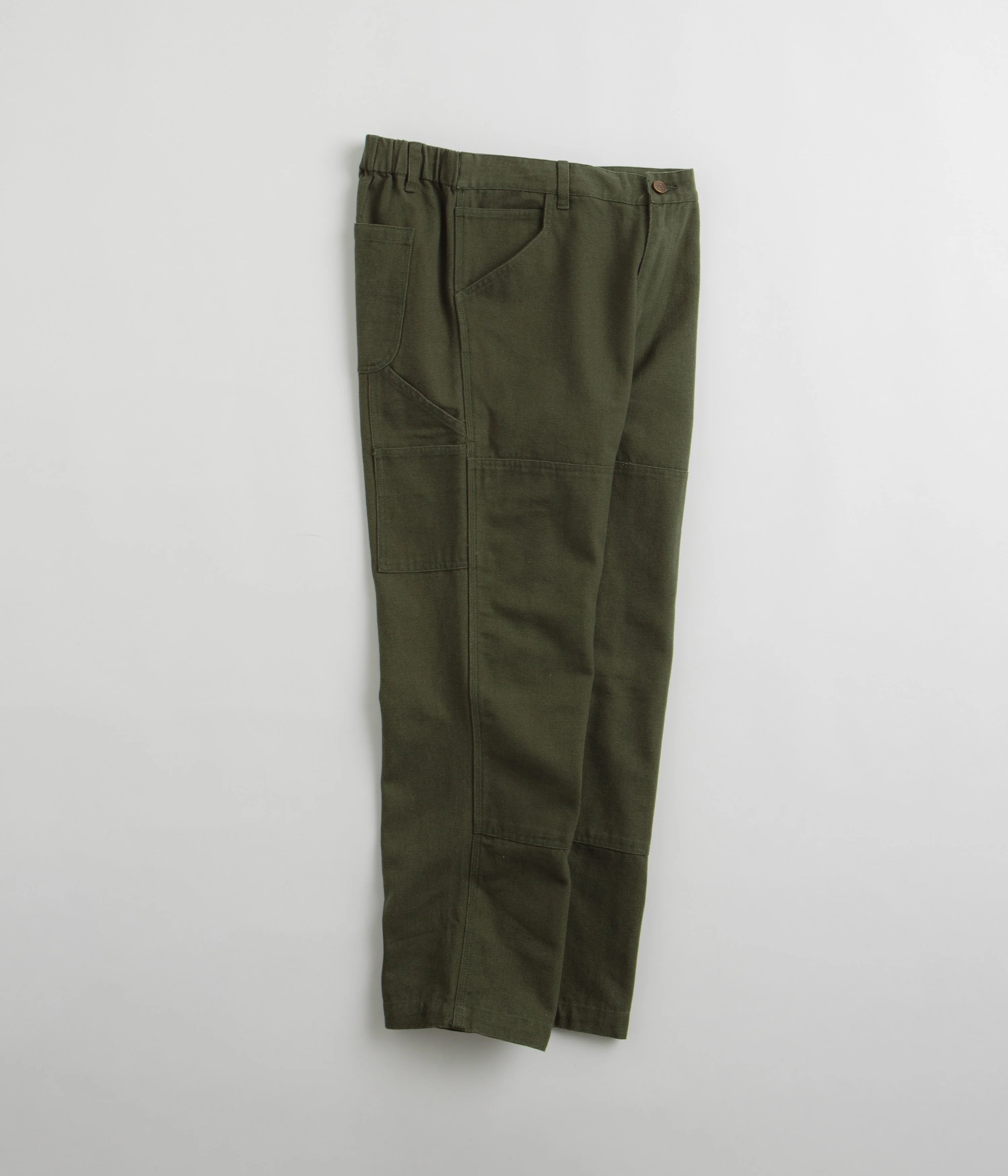 Mollusk Canvas Work Pants - Rover Green - Image 3