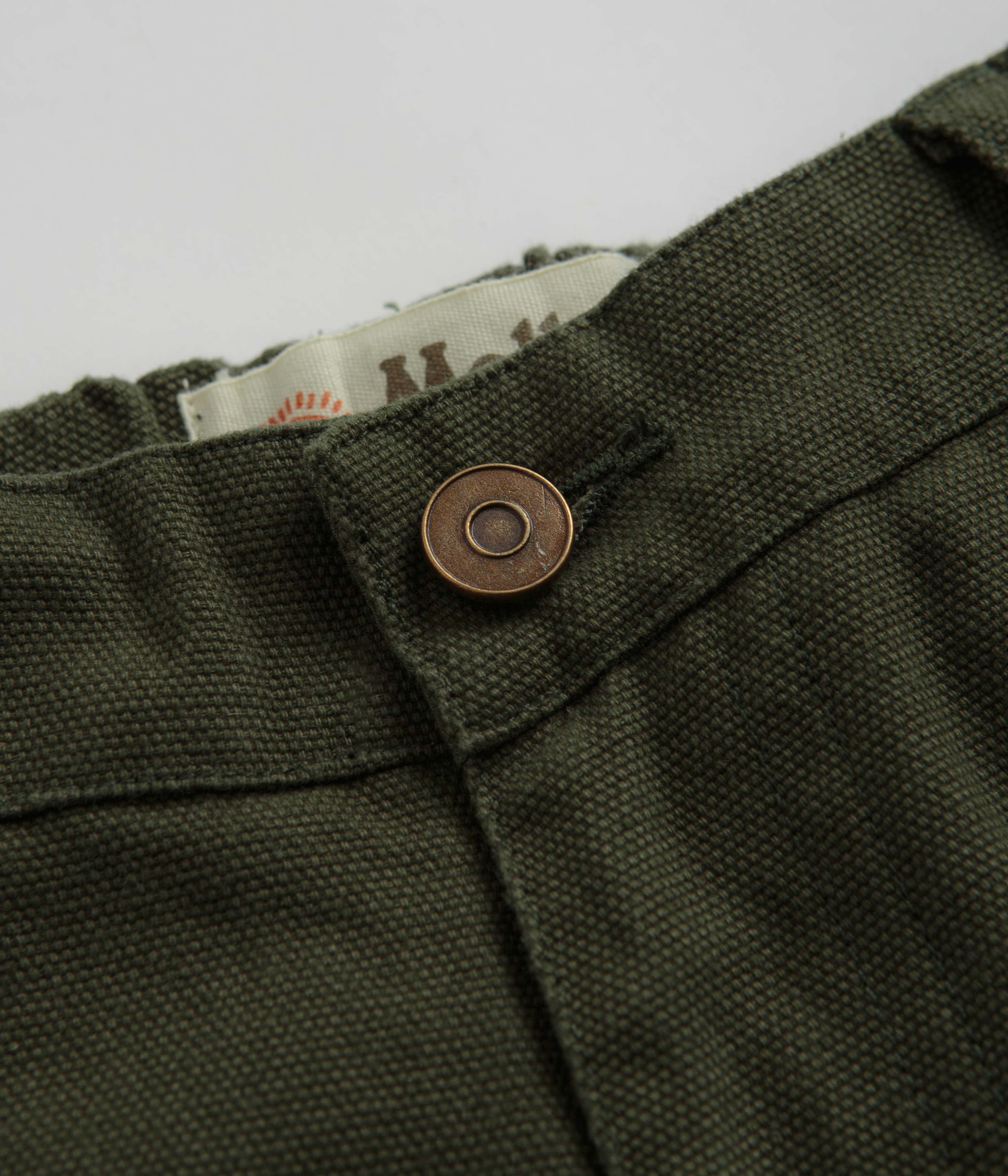 Mollusk Canvas Work Pants - Rover Green - Image 6