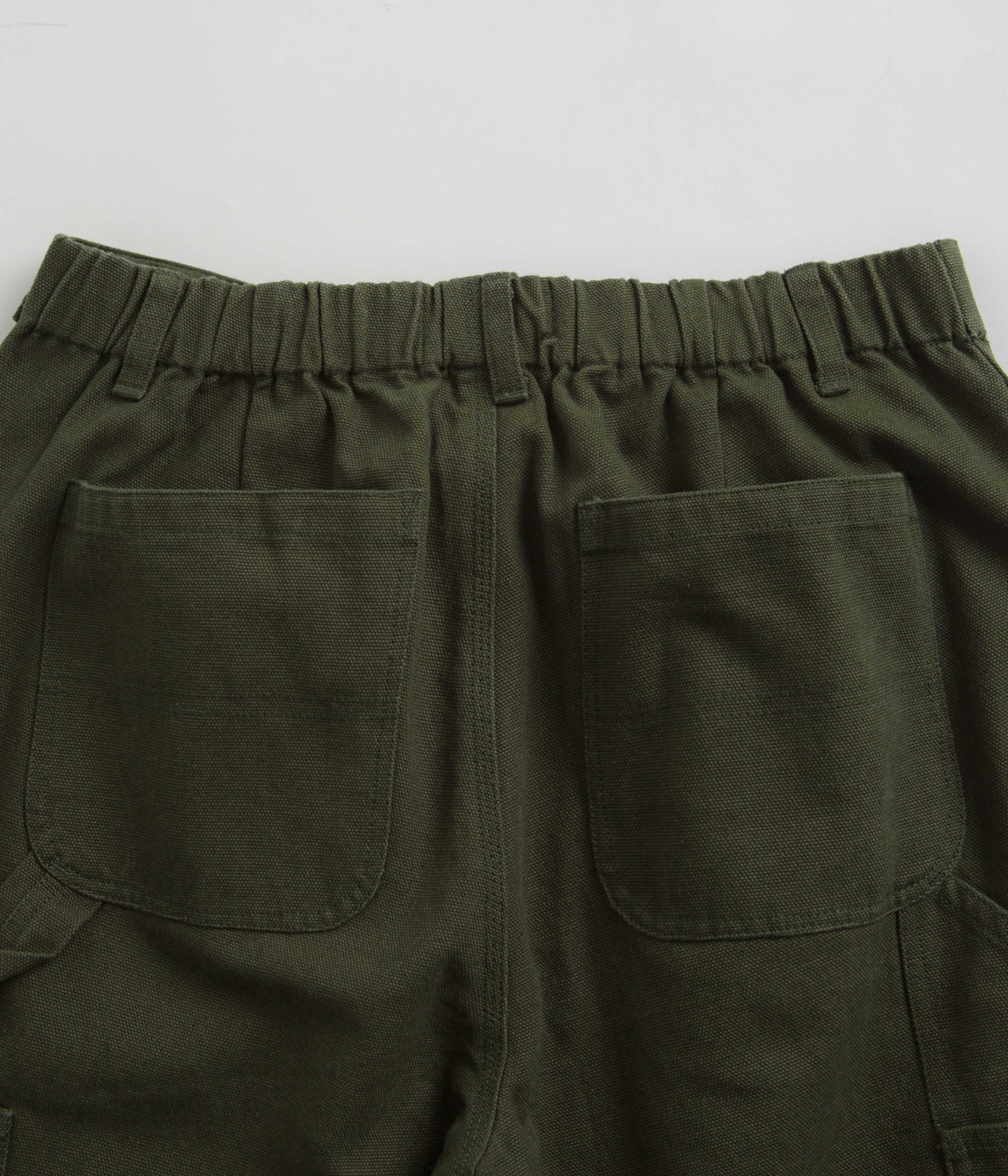 Mollusk Canvas Work Pants - Rover Green - Image 8