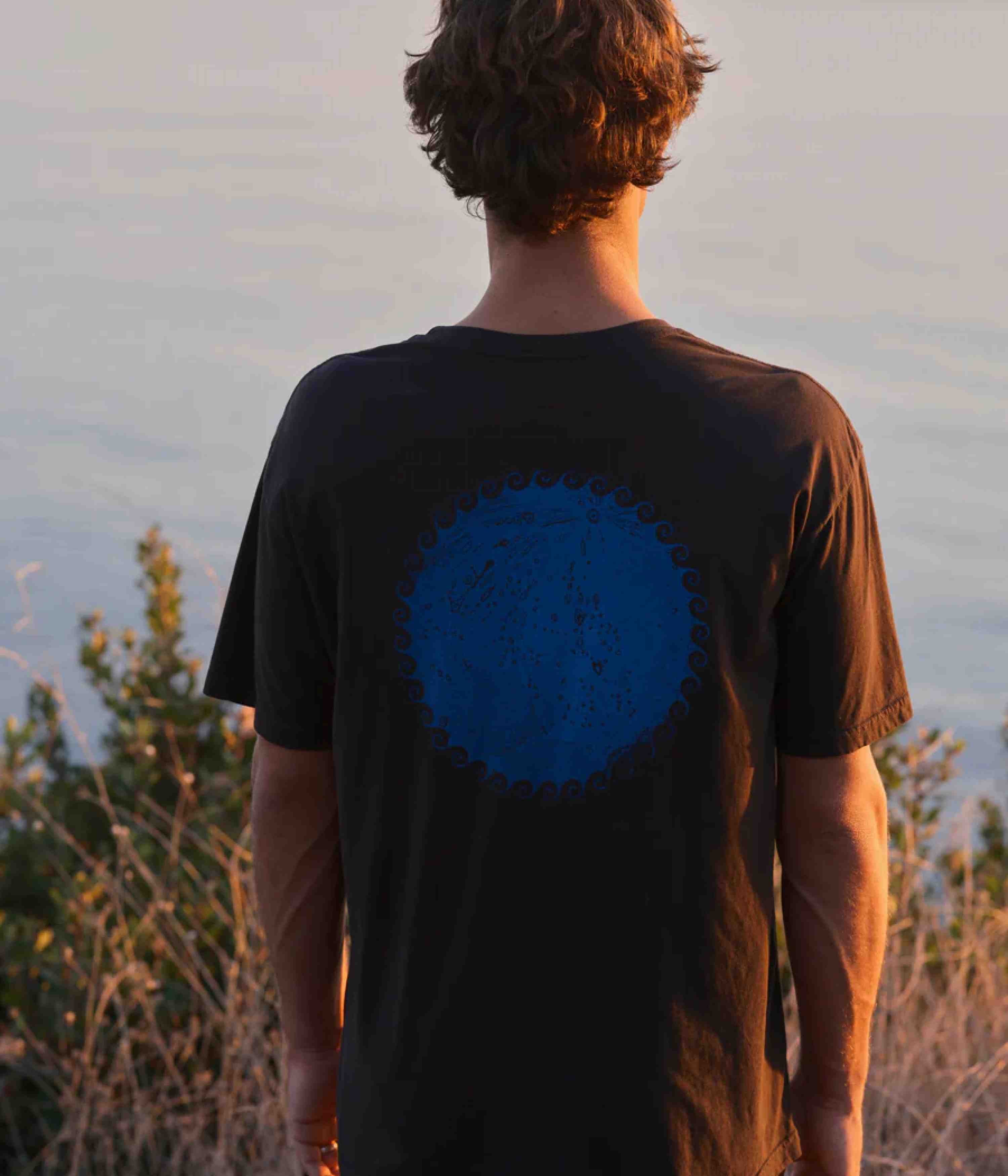 Mollusk Celestial T-Shirt - Faded Black - Image 2