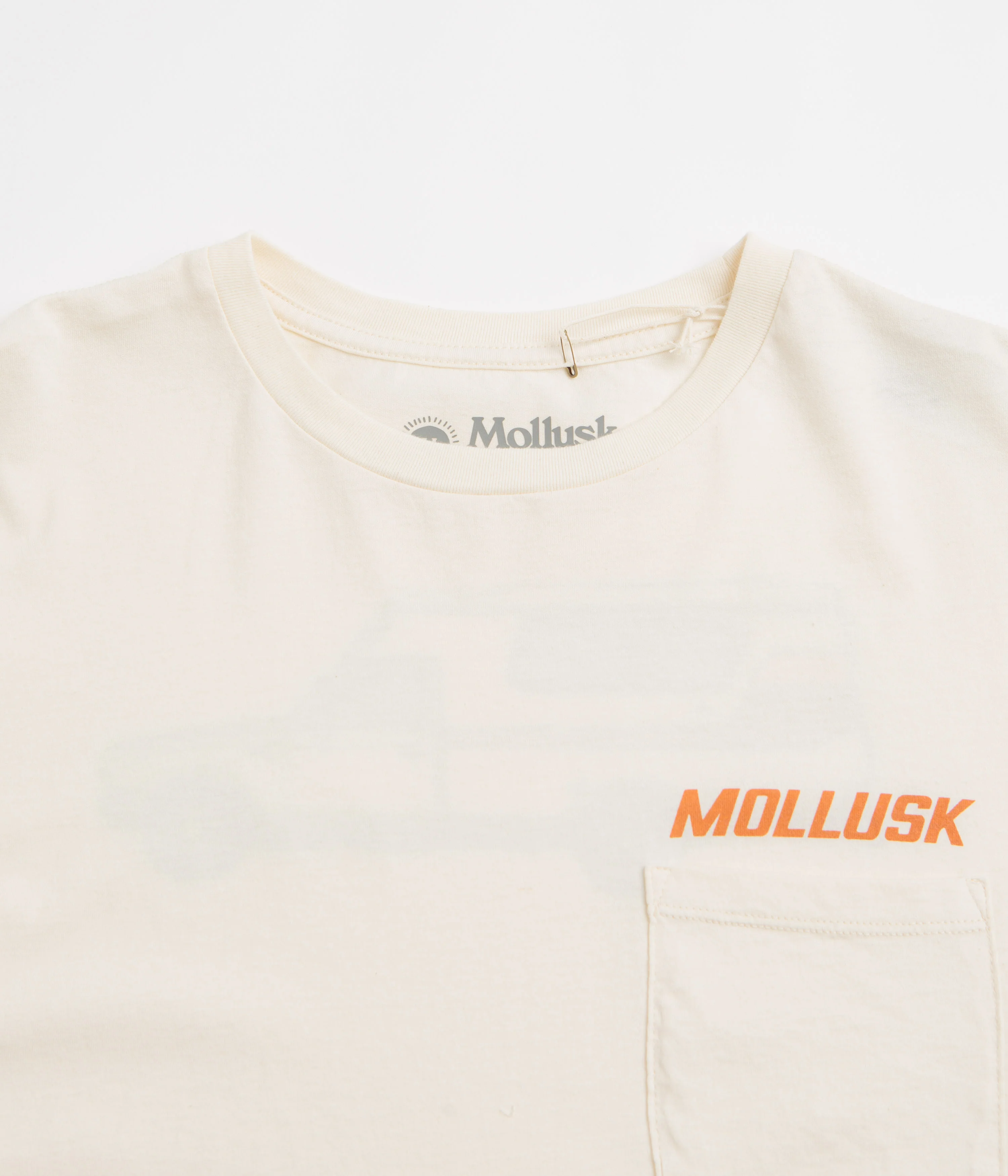 Mollusk Chinook T-Shirt - Antique White - Image 3