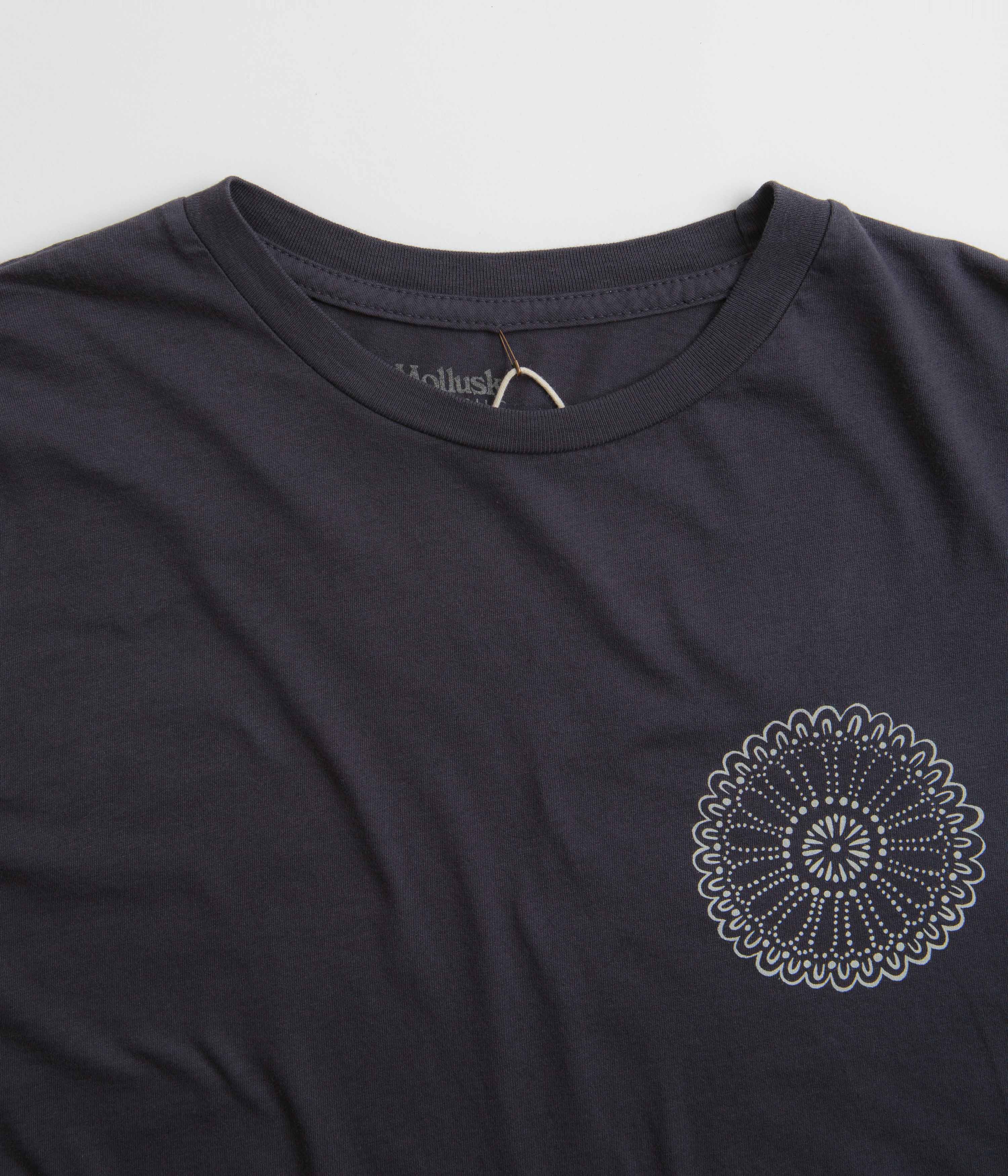 Mollusk Chrysanthemum T-Shirt - Black Indigo - Image 3