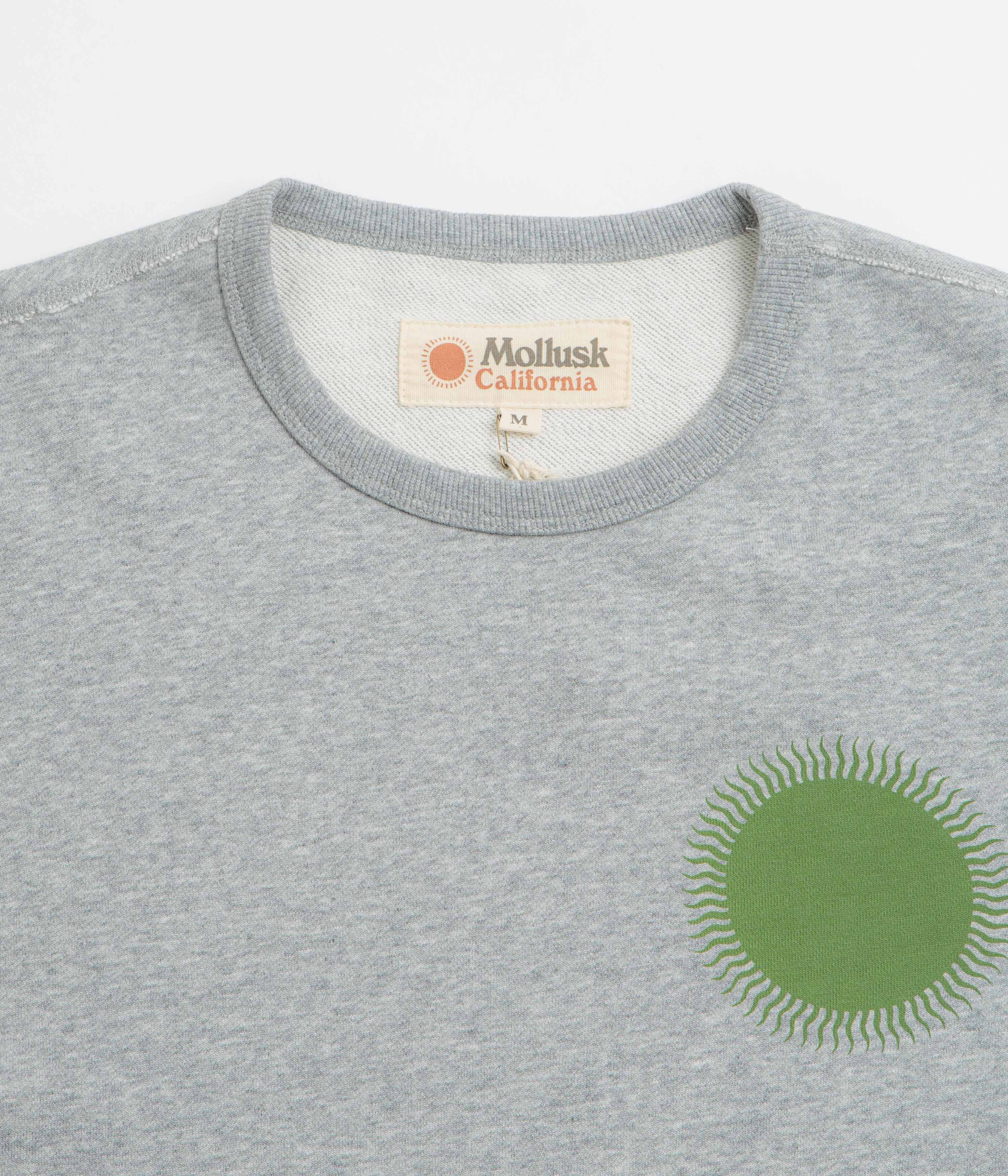 Mollusk Country Sun Crewneck Sweatshirt - Heather Grey - Image 3