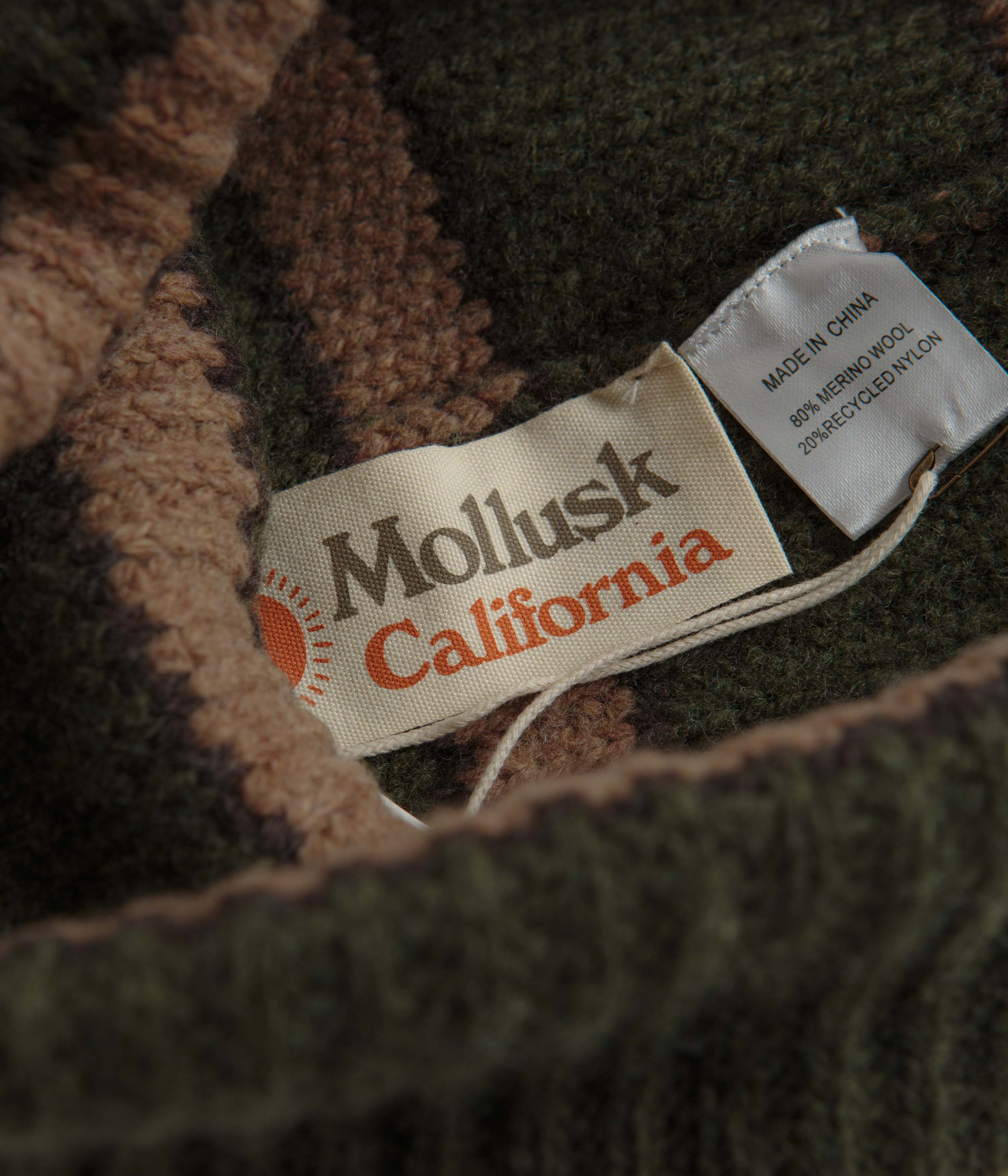 Mollusk County Cork Beanie - Moss Green - Image 3