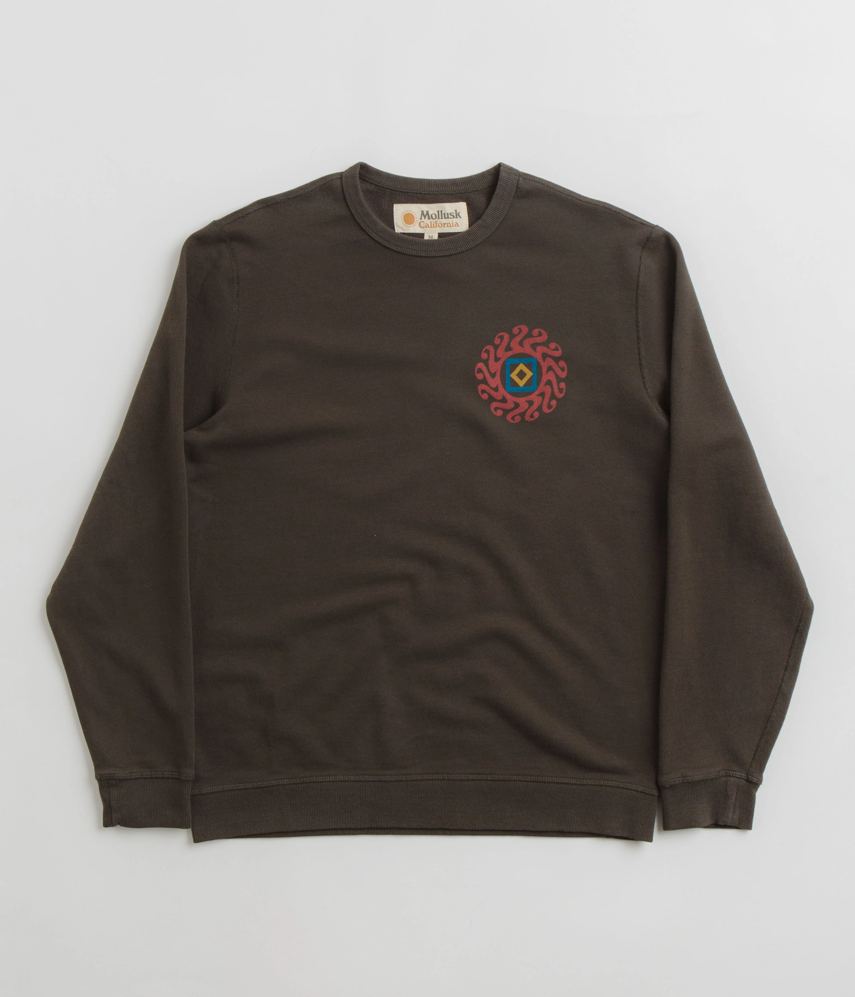 Mollusk Dazy Sun Crewneck Sweatshirt - Faded Black - Image 3
