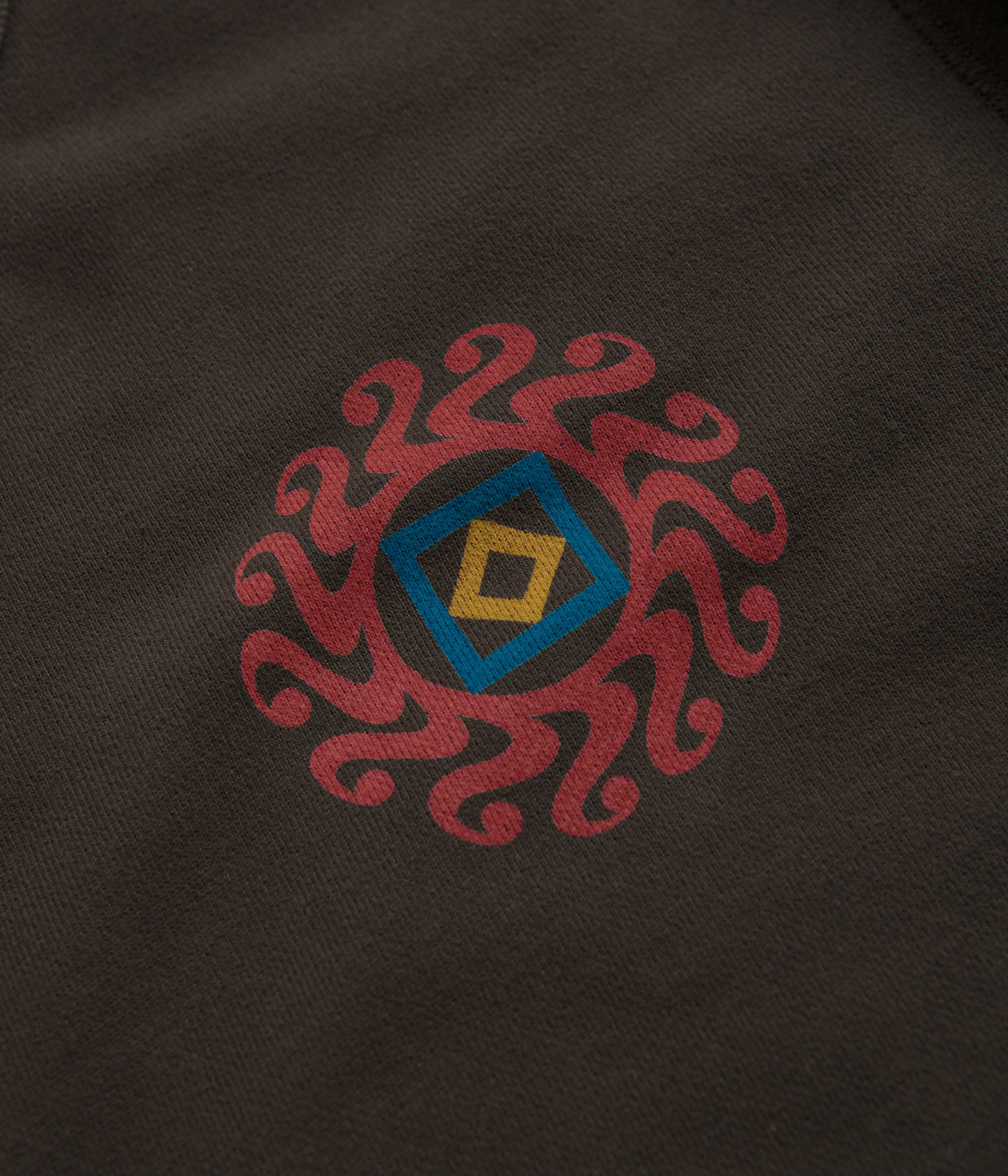 Mollusk Dazy Sun Crewneck Sweatshirt - Faded Black - Image 5