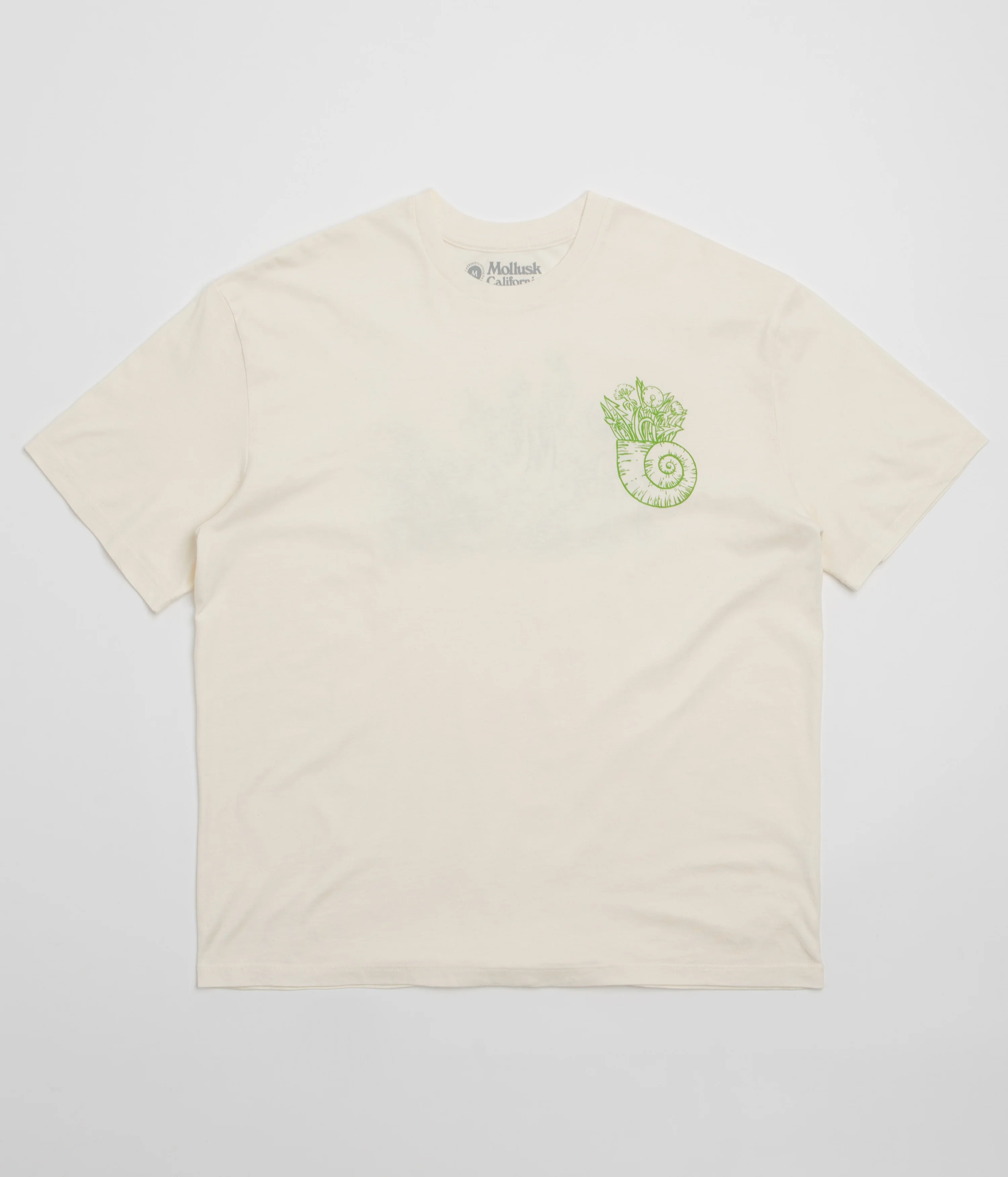Mollusk Earth Ship T-Shirt - Antique White