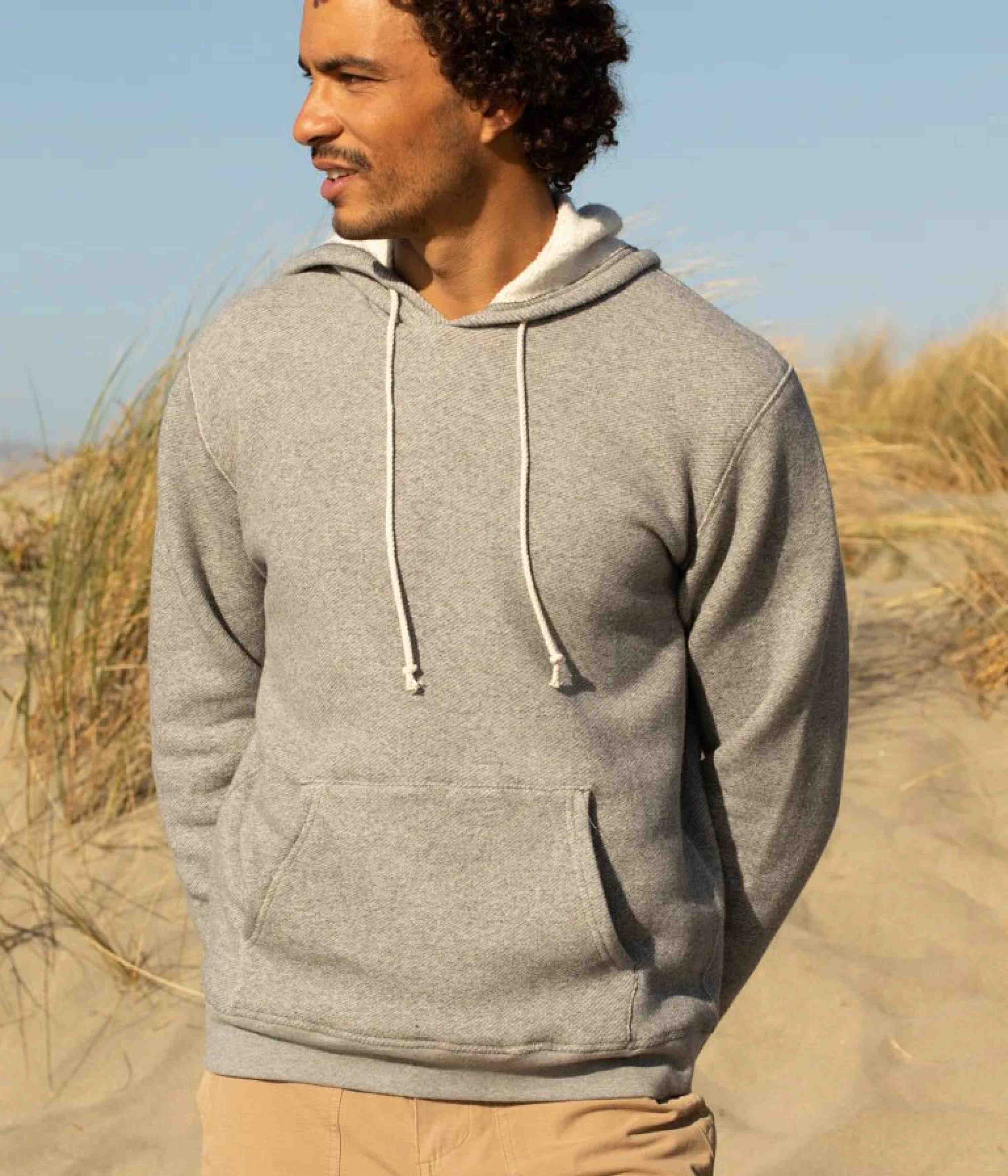 Mollusk Heavy Terry Hoodie - Heather Grey - Image 2
