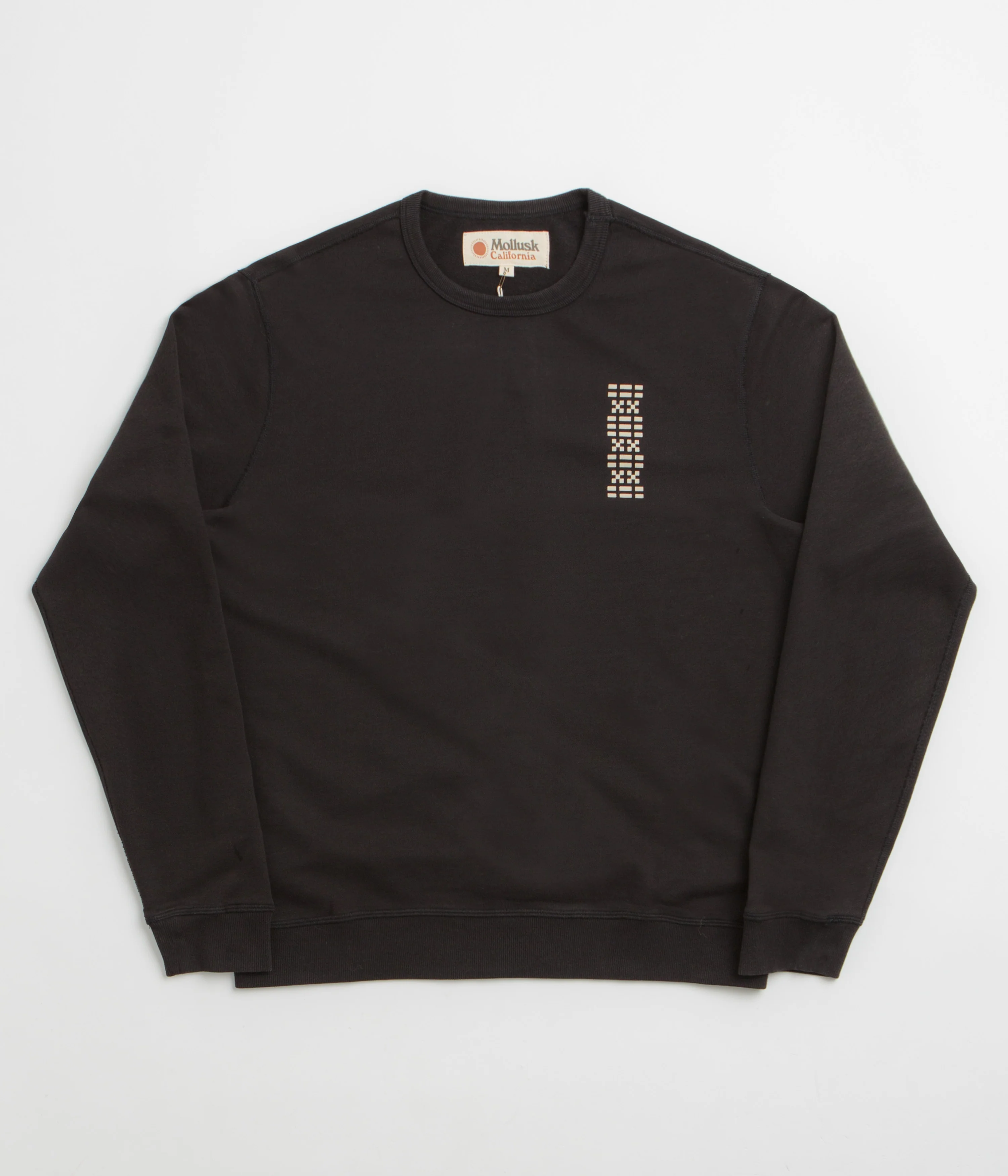 Mollusk Helix Crewneck Sweatshirt - True Black - Image 2