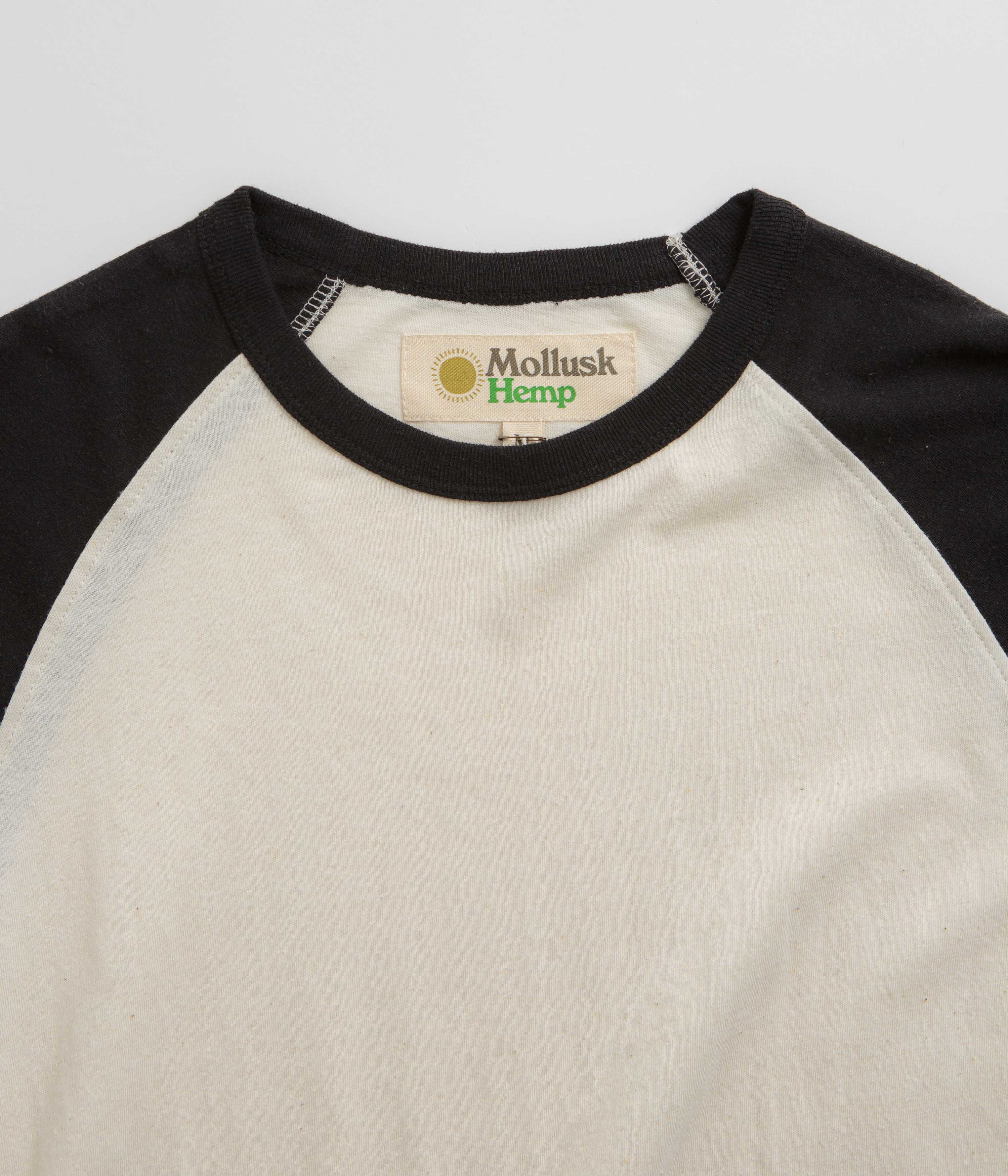 Mollusk Hemp Baseball T-Shirt - Black - Image 4