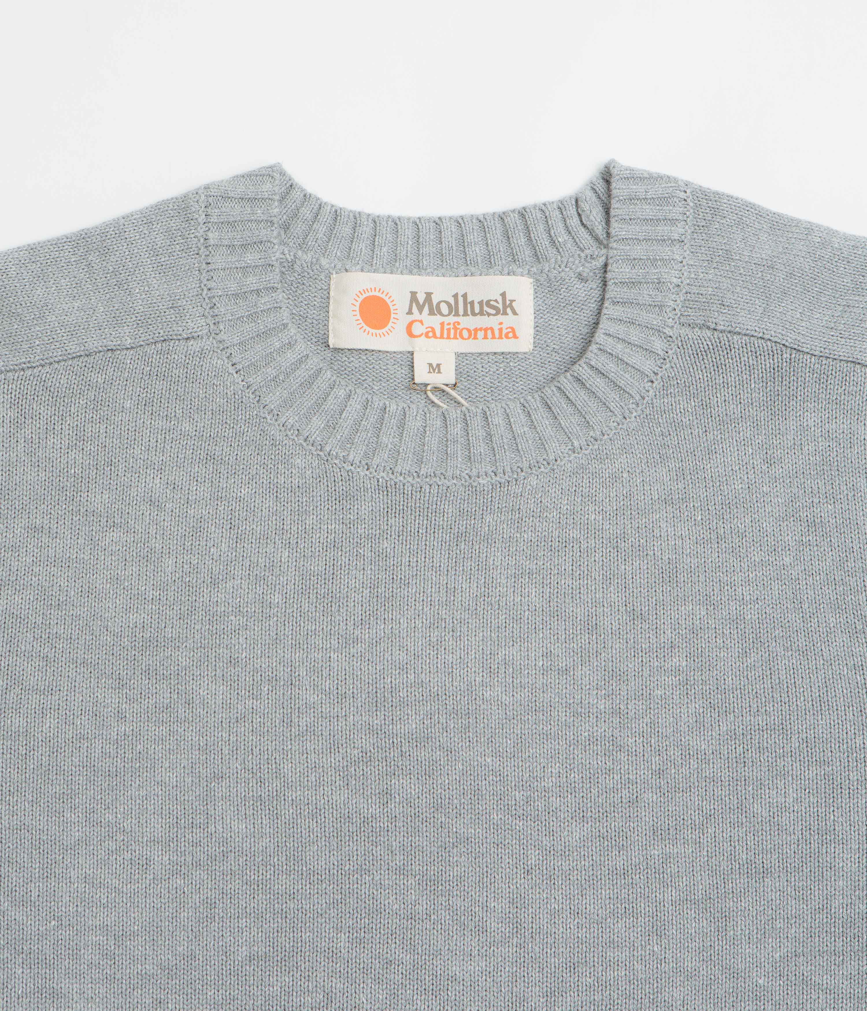 Mollusk Hemp Cambridge Sweatshirt - Gray Flannel - Image 2