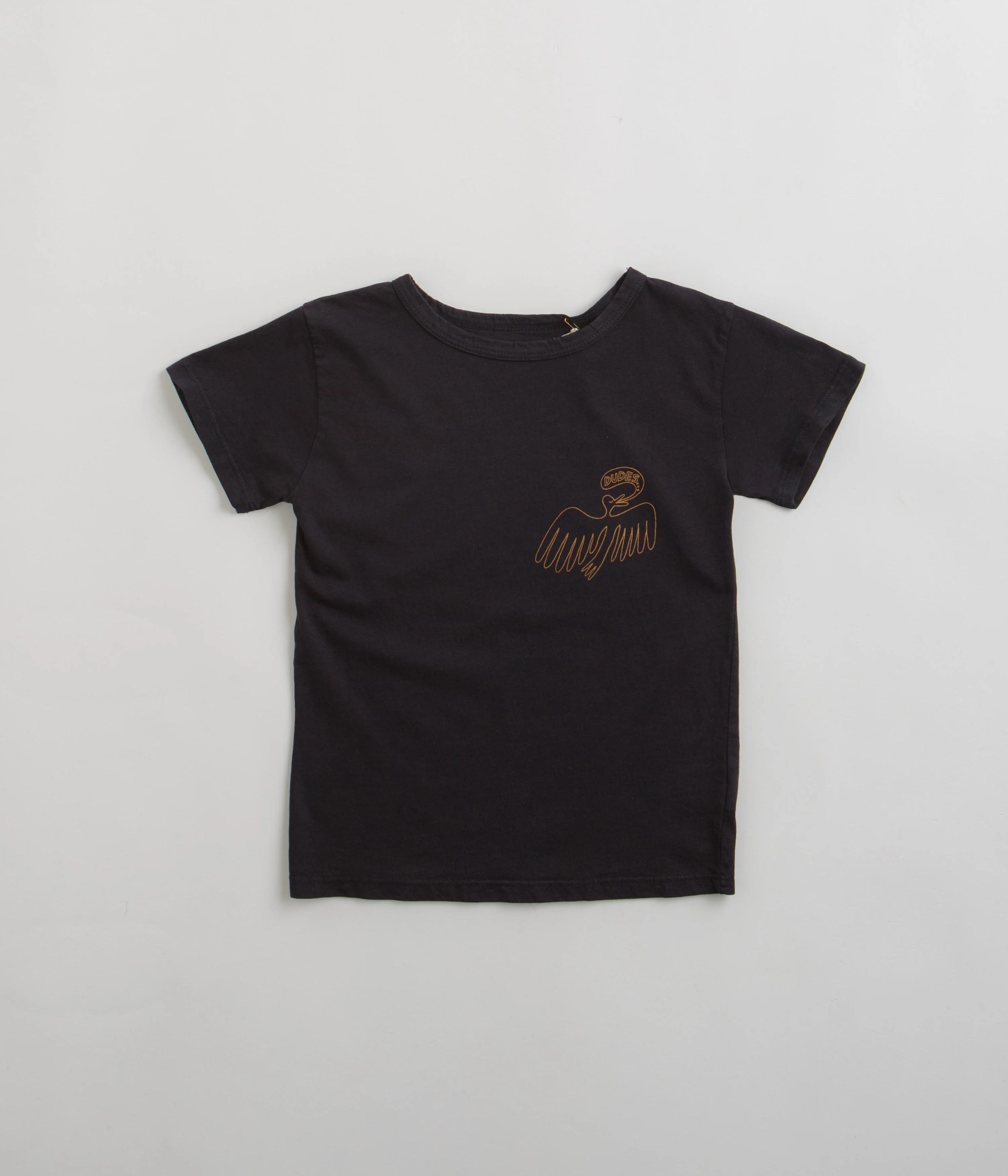 Mollusk Kids Dude Yes T-Shirt - Black Indigo - Image 2