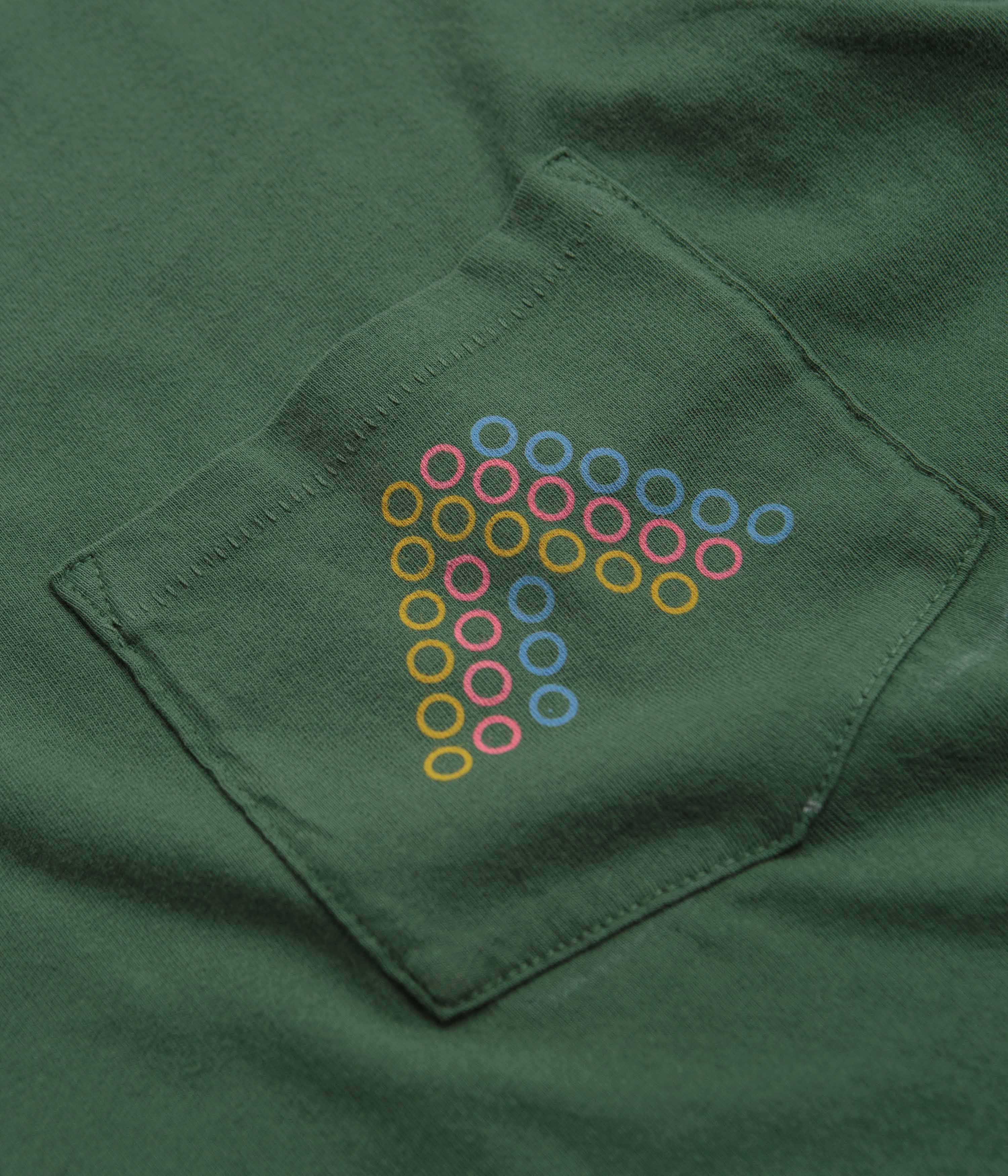 Mollusk Lattice Energy T-Shirt - Rover Green - Image 4
