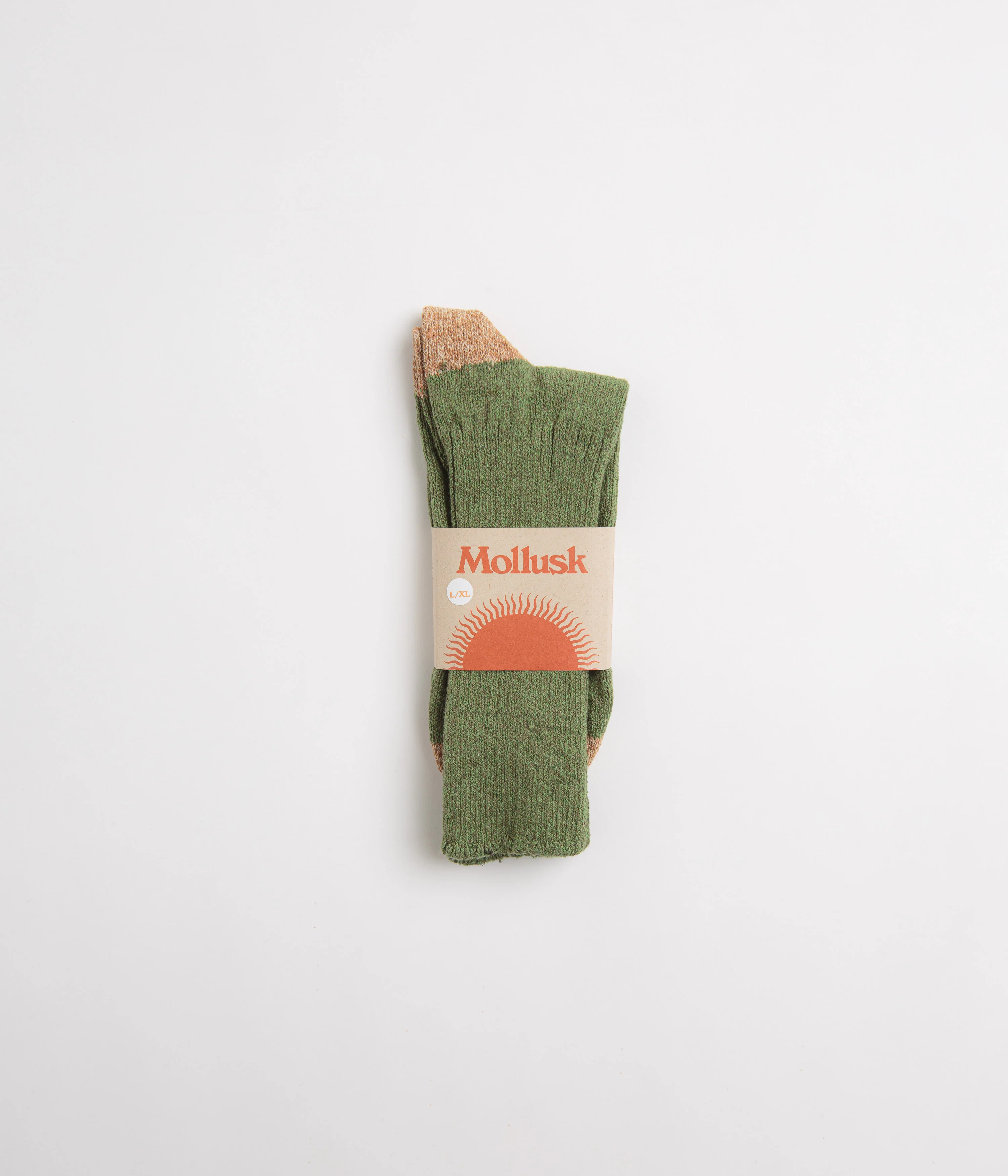Mollusk Marled Utility Socks - Moss Green - Image 2