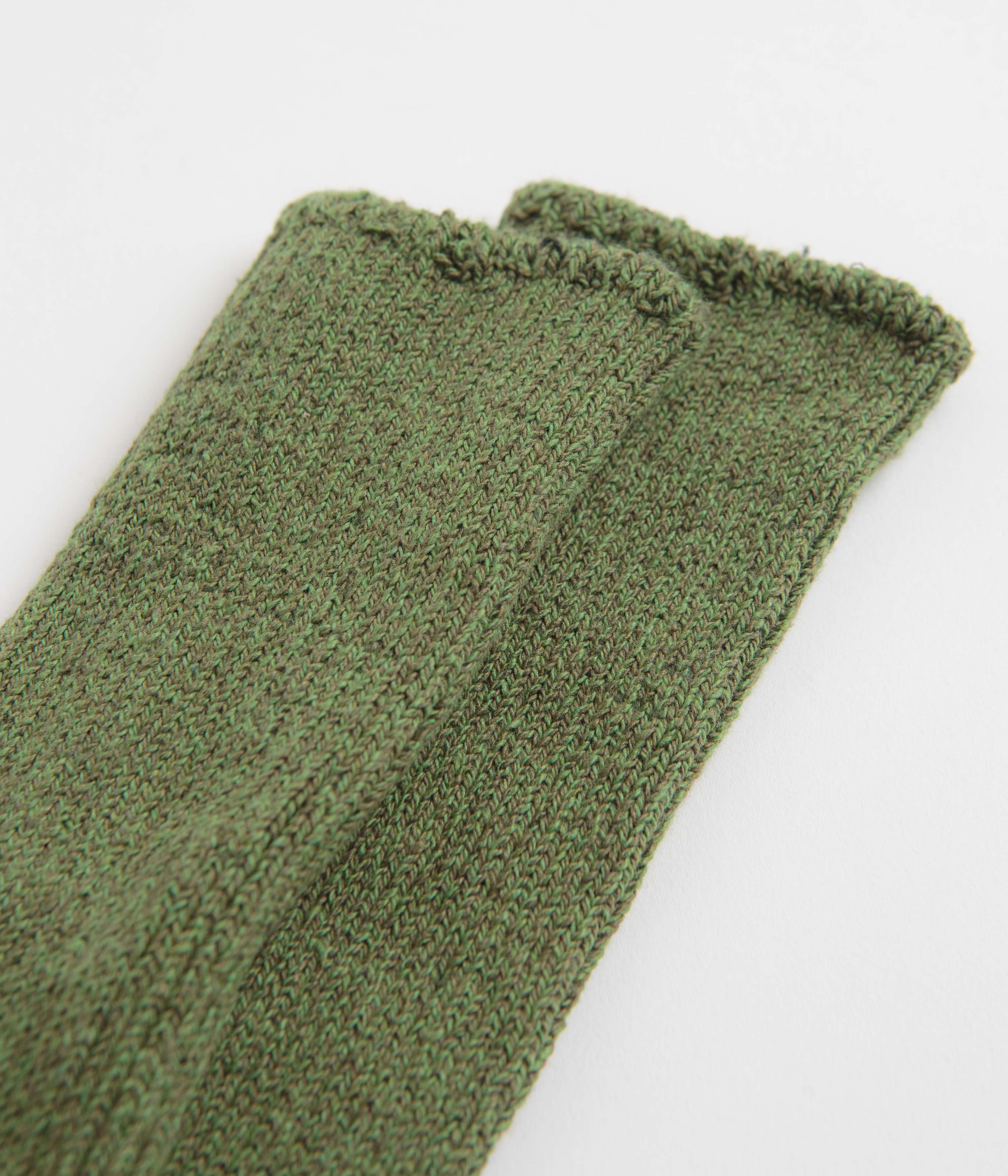 Mollusk Marled Utility Socks - Moss Green - Image 3