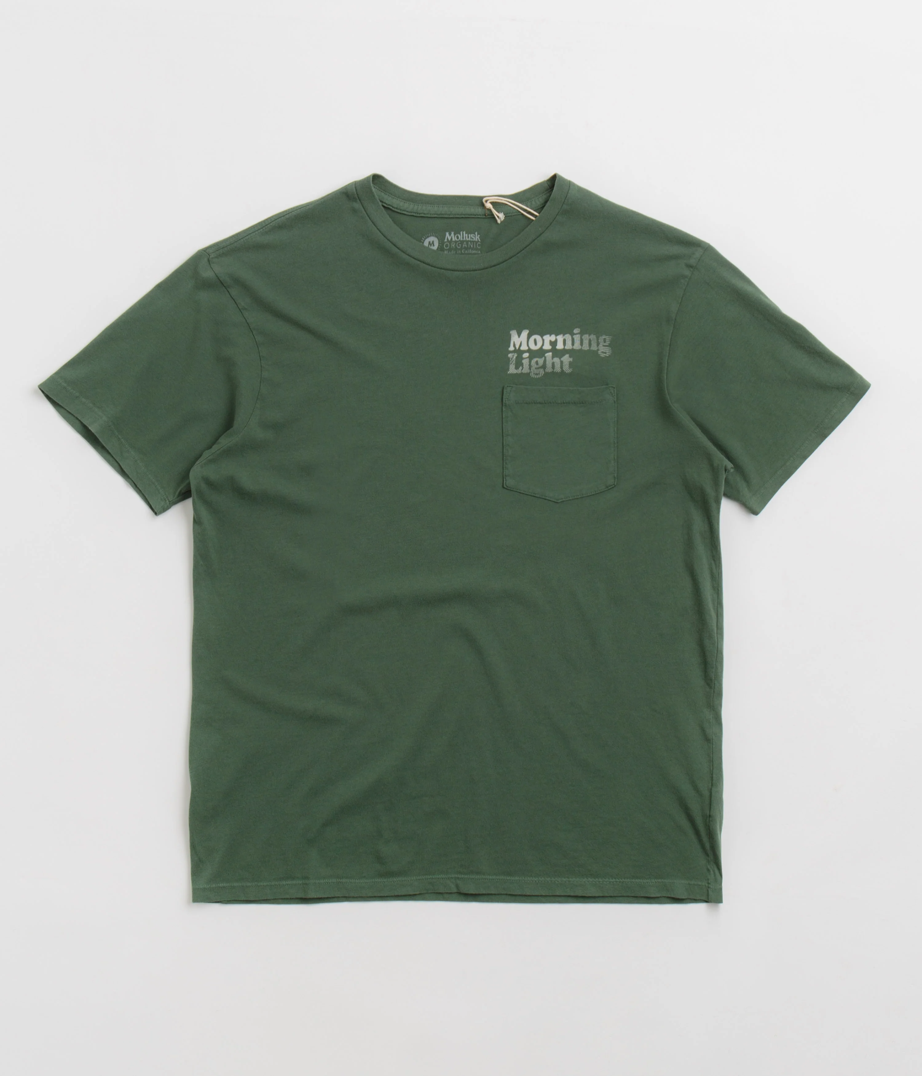 Mollusk Morning Light T-Shirt - Rover Green - Image 2