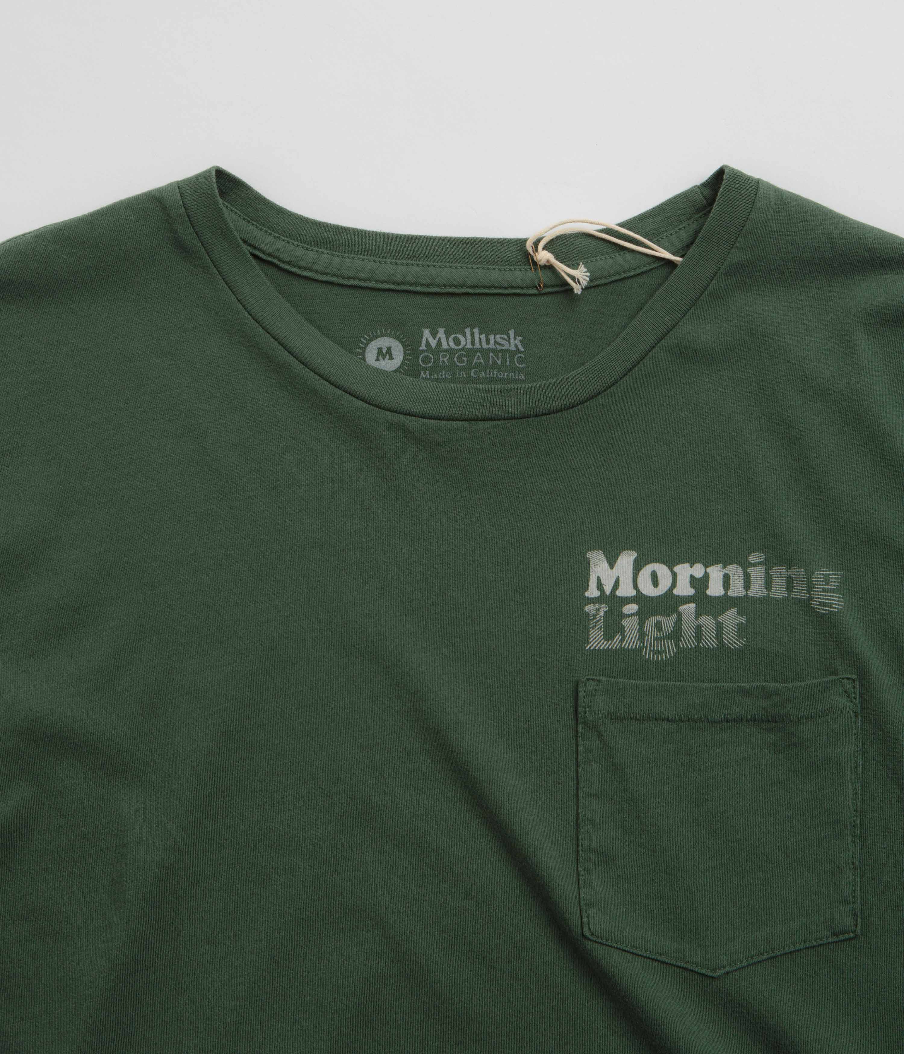 Mollusk Morning Light T-Shirt - Rover Green - Image 4