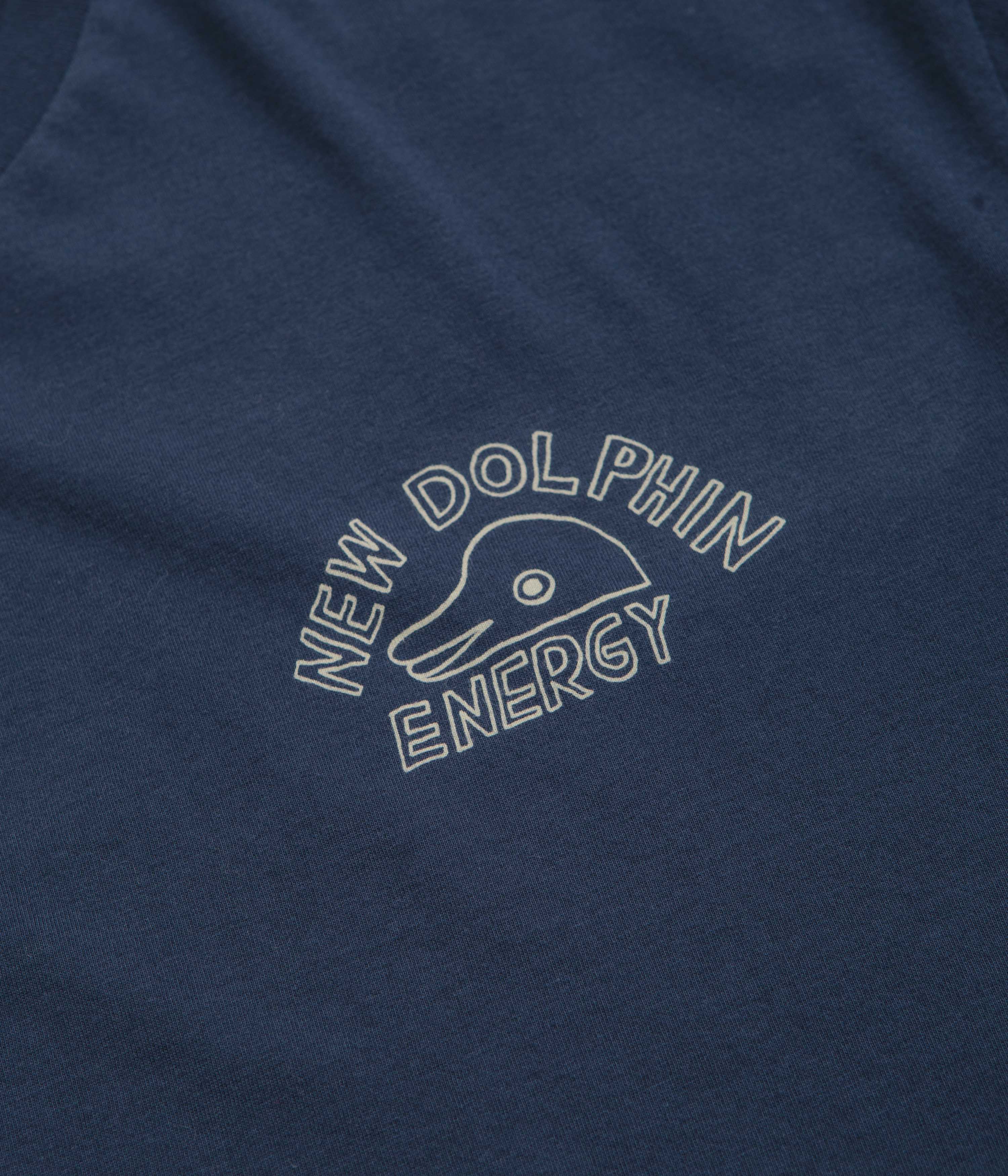 Mollusk New Dolphin Energy T-Shirt - Navy Indigo - Image 4