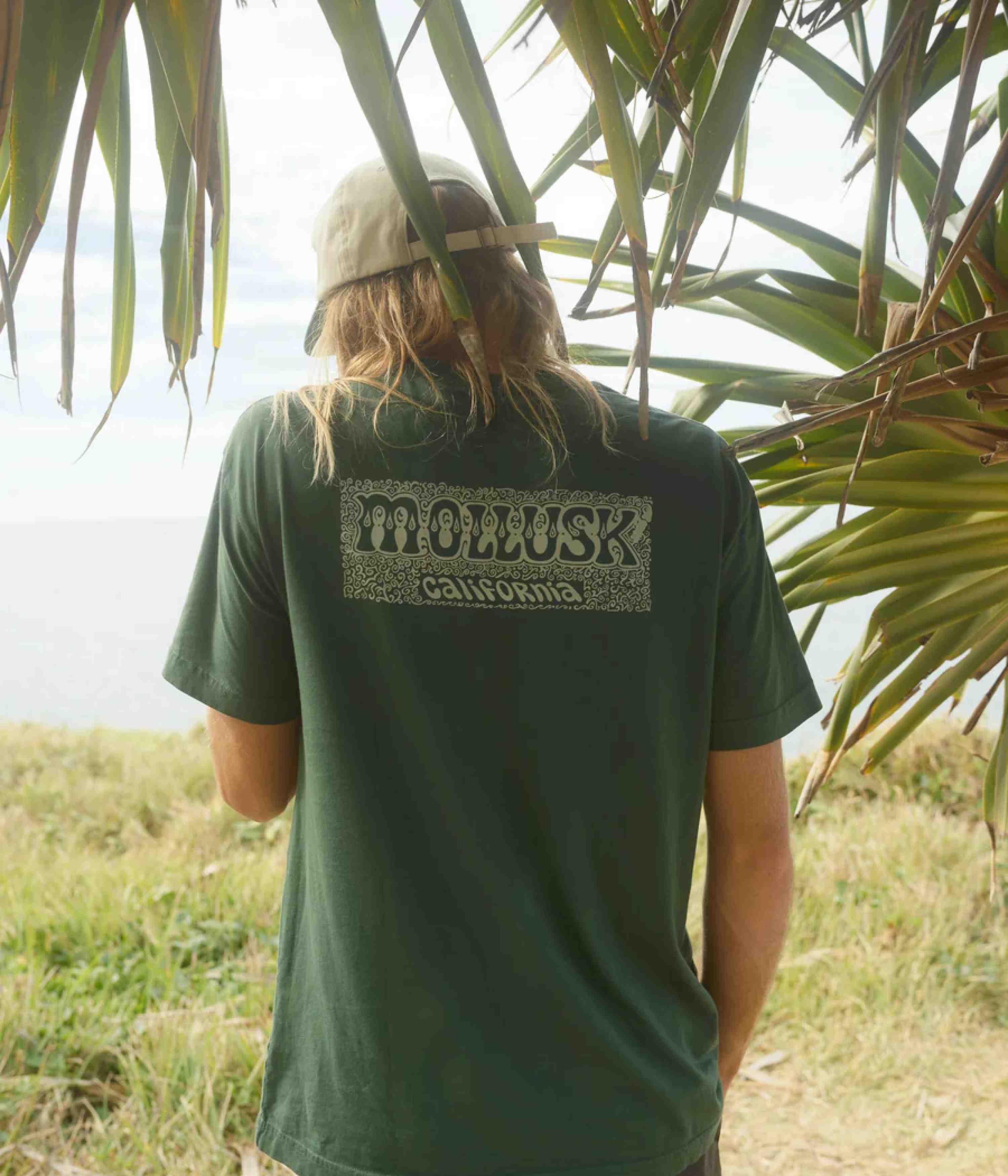 Mollusk Poppies T-Shirt - Schoolhouse Green - Image 2