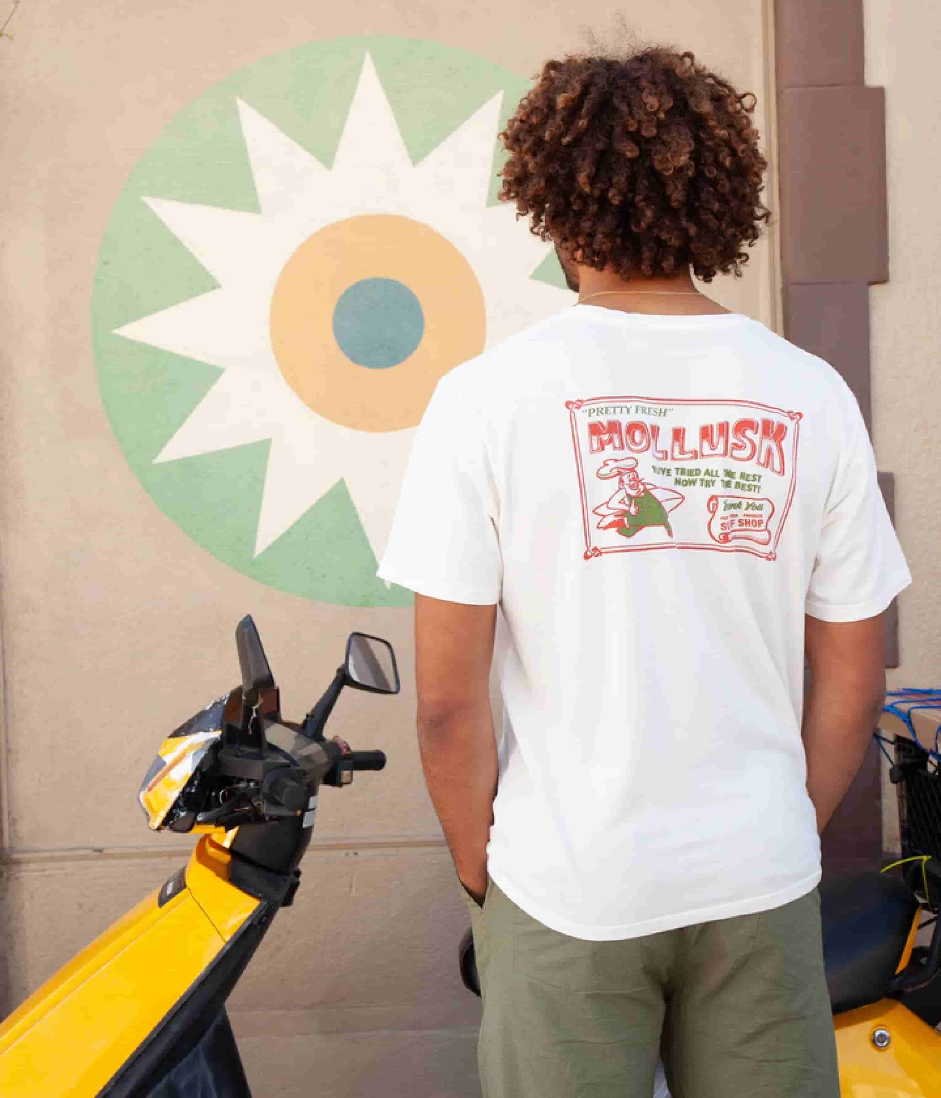 Mollusk Pretty Fresh T-Shirt - Antique White - Image 2