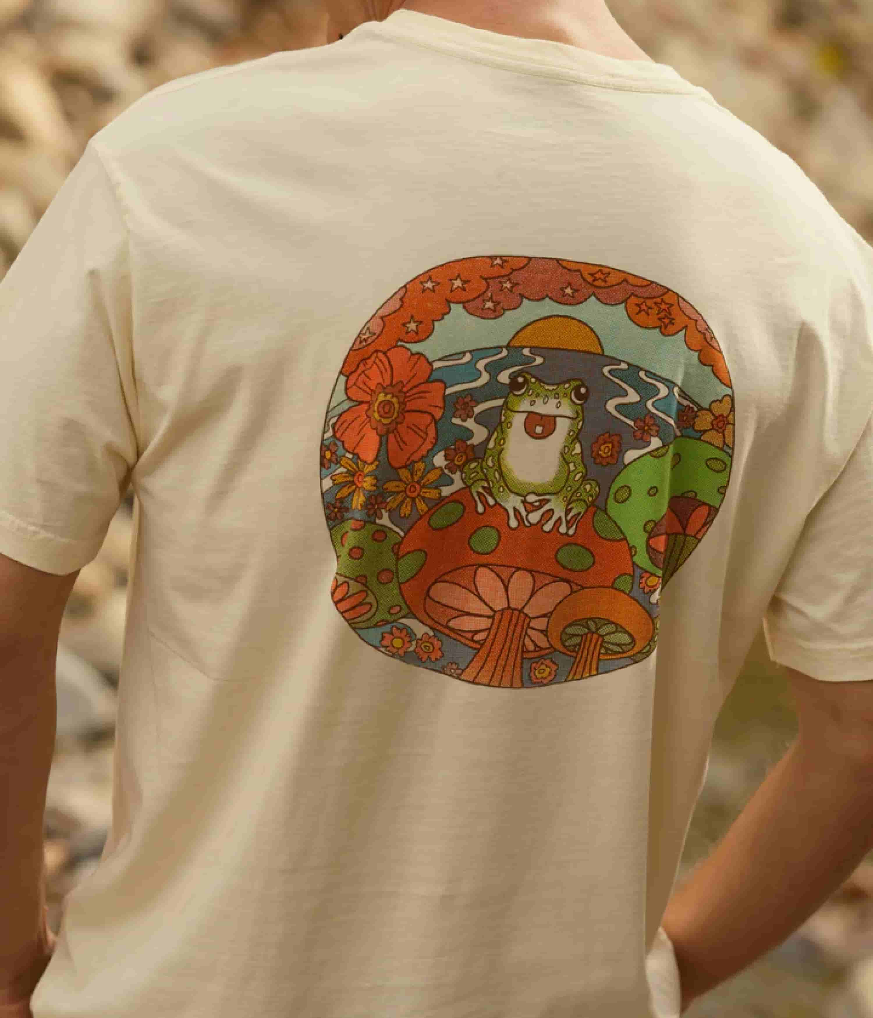 Mollusk Snail Frog T-Shirt - Super Natural - Image 2