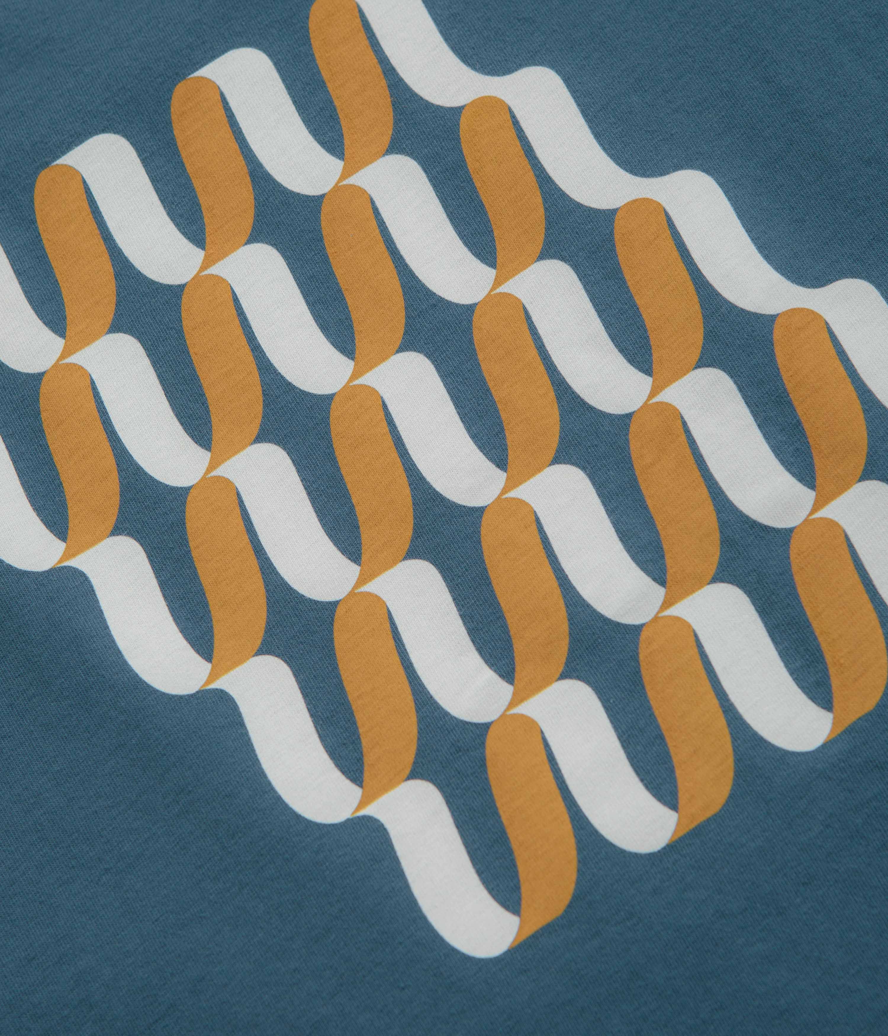 Mollusk String Theory T-Shirt - Navy Indigo - Image 5