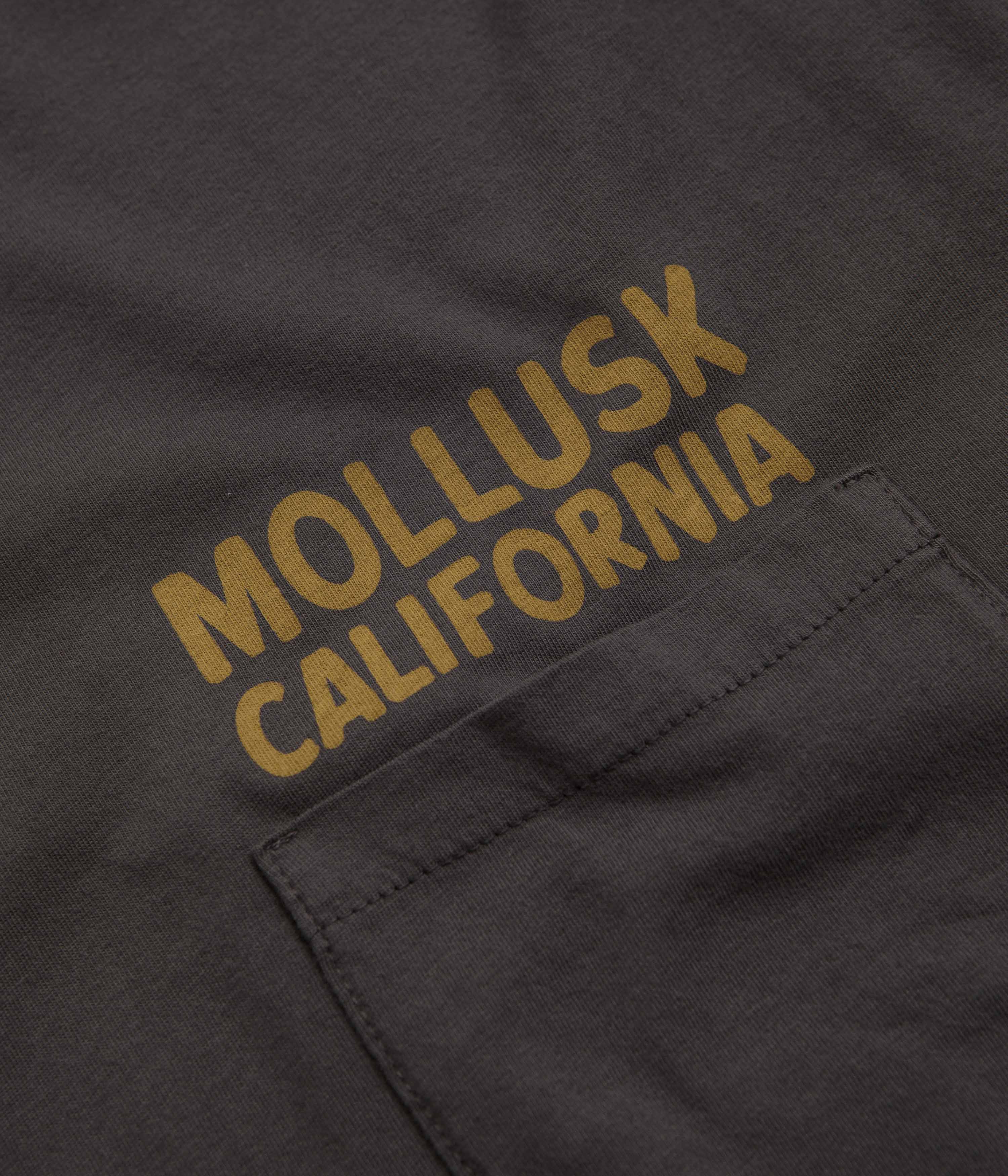 Mollusk Surf Supply T-Shirt - Faded Black - Image 3