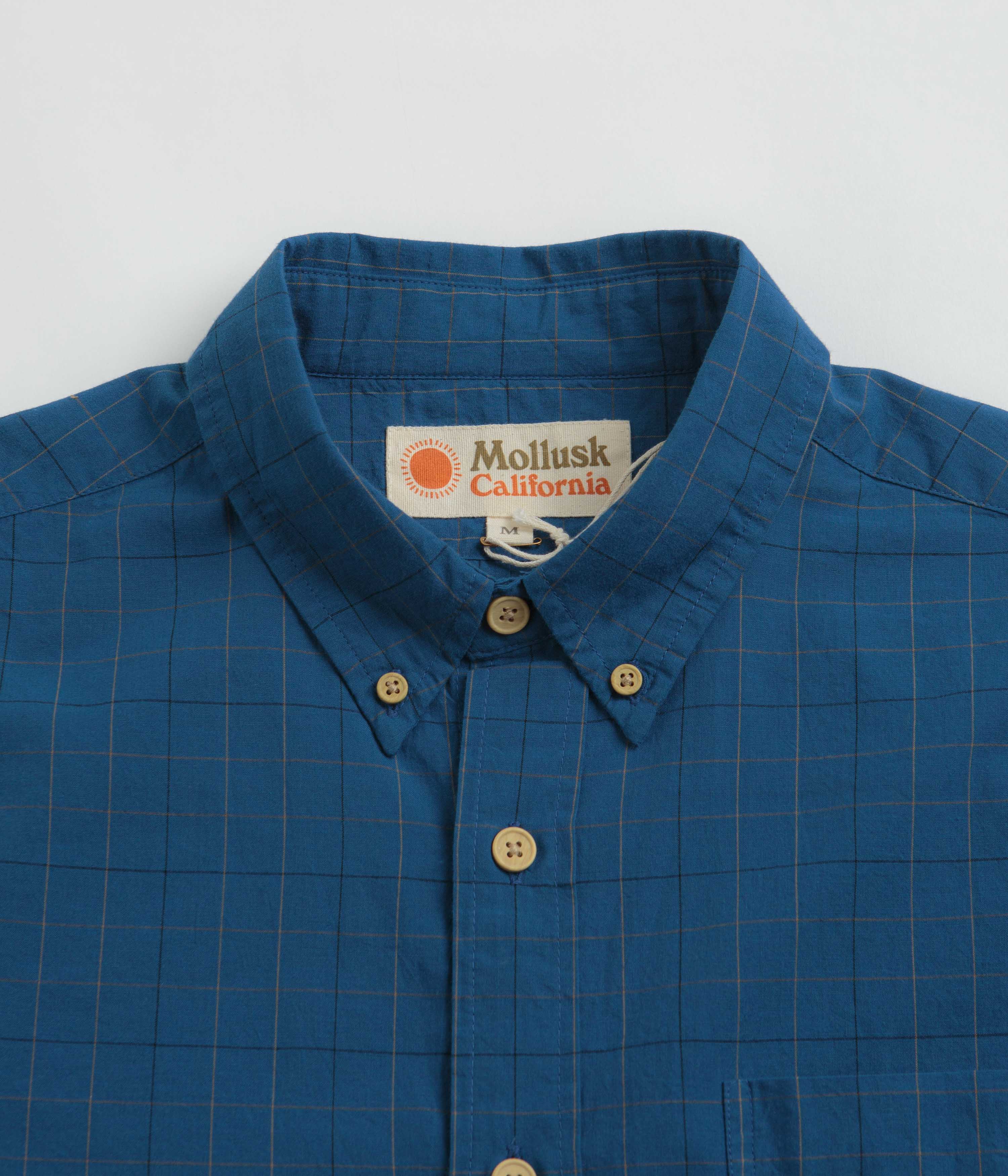 Mollusk Thurston Shirt - Aegean Windowpane - Image 3