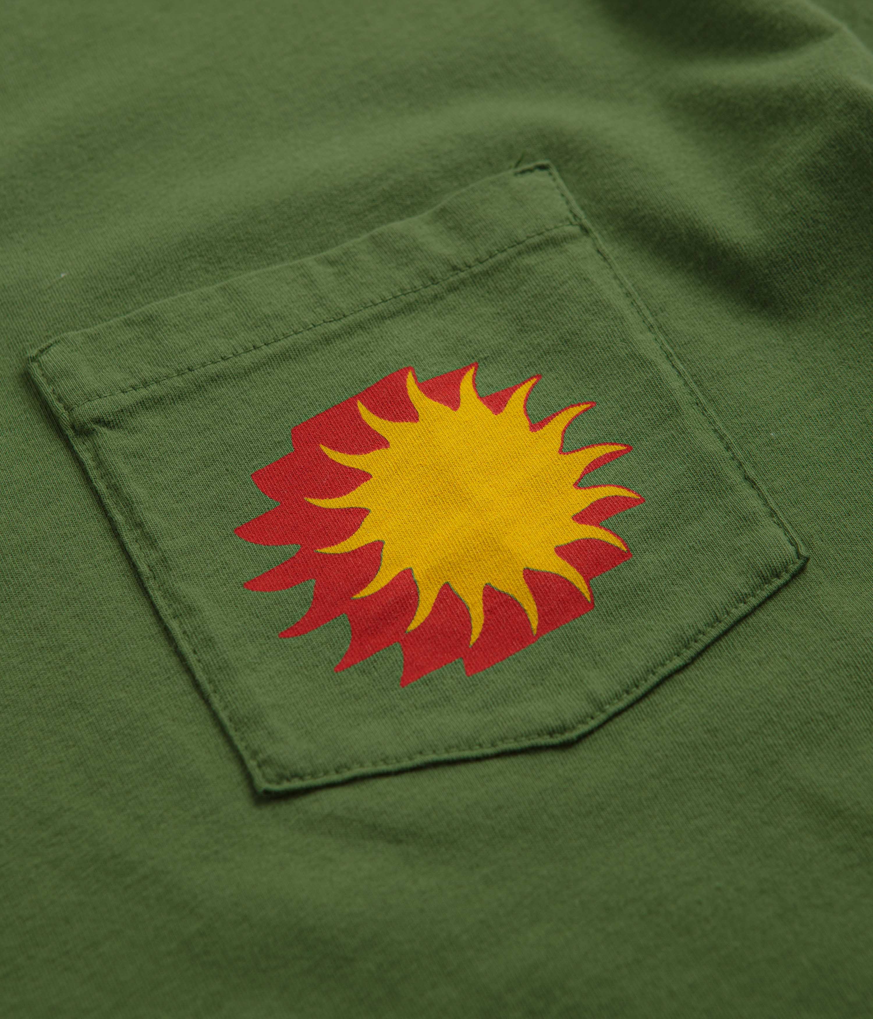 Mollusk Volta T-Shirt - True Green - Image 4
