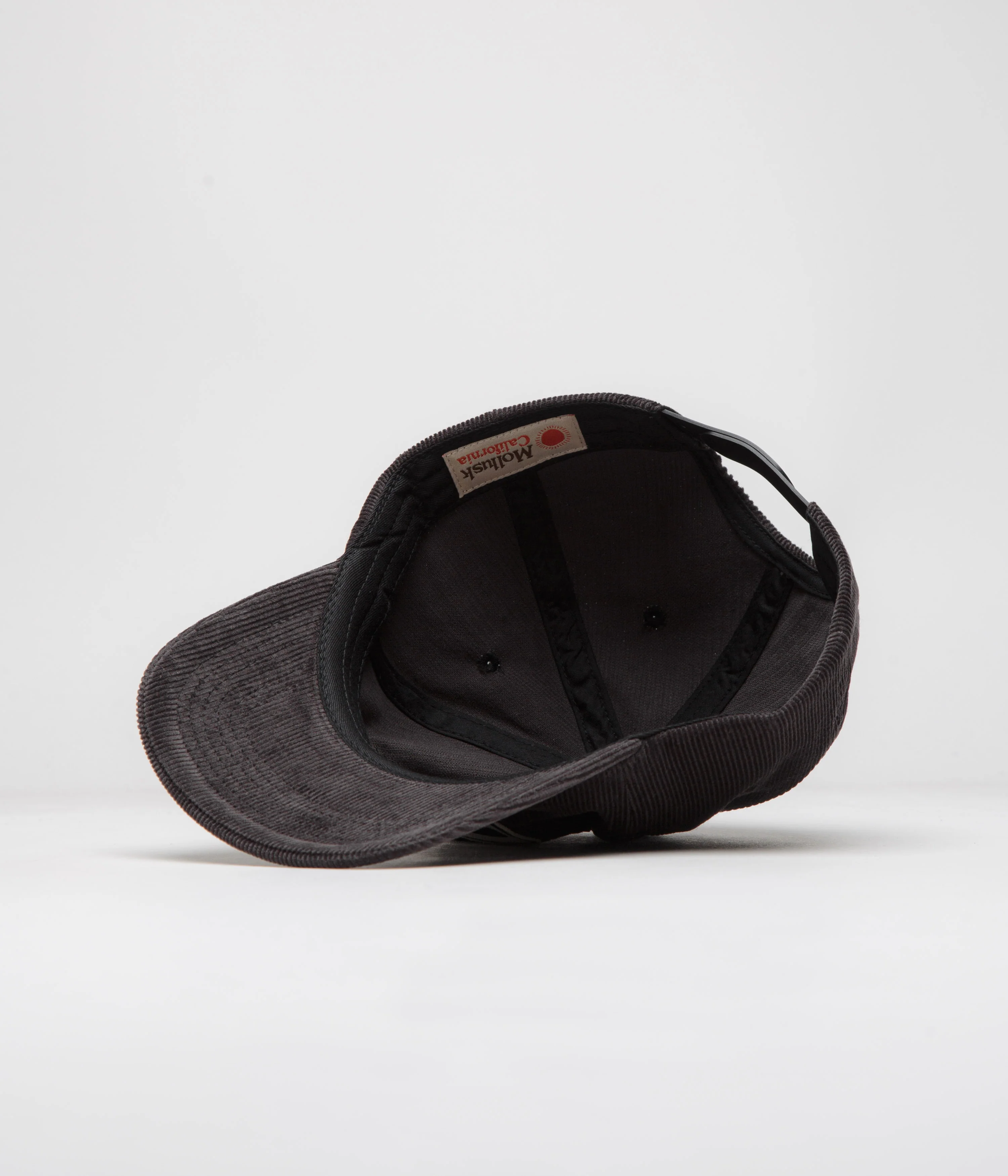 Mollusk Whale Patch Corduroy Cap - Charcoal - Image 4