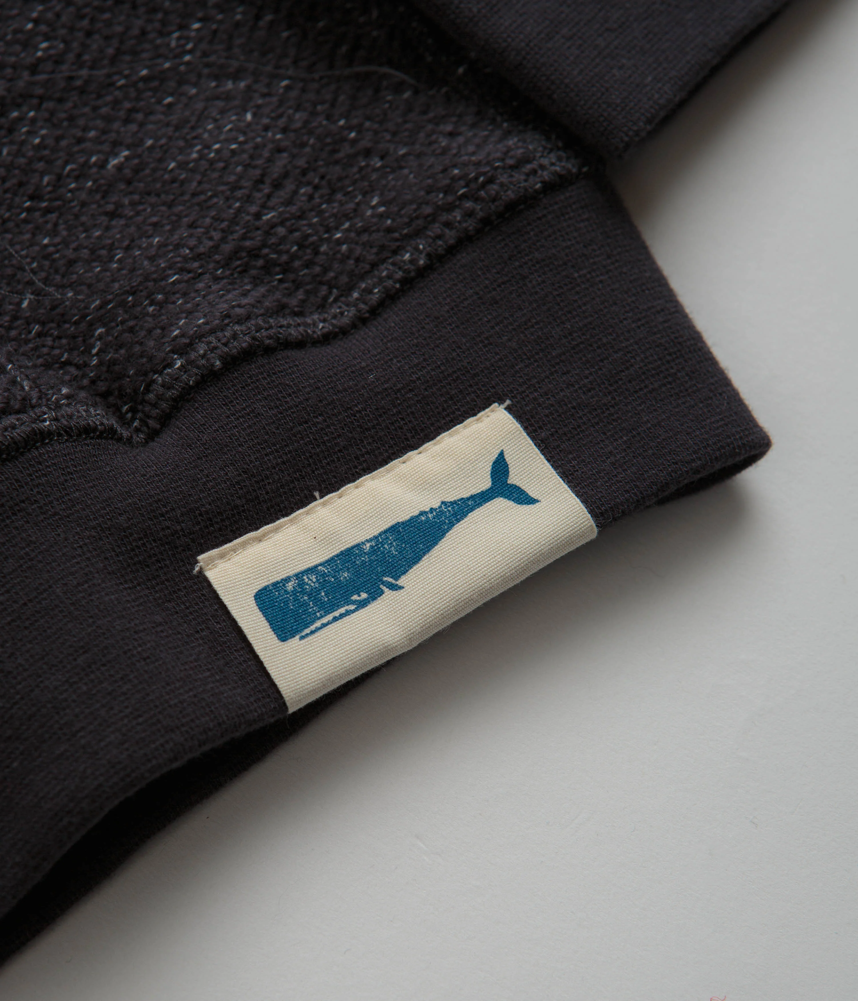 Mollusk Whale Patch Hoodie - Faded Navy - Image 3