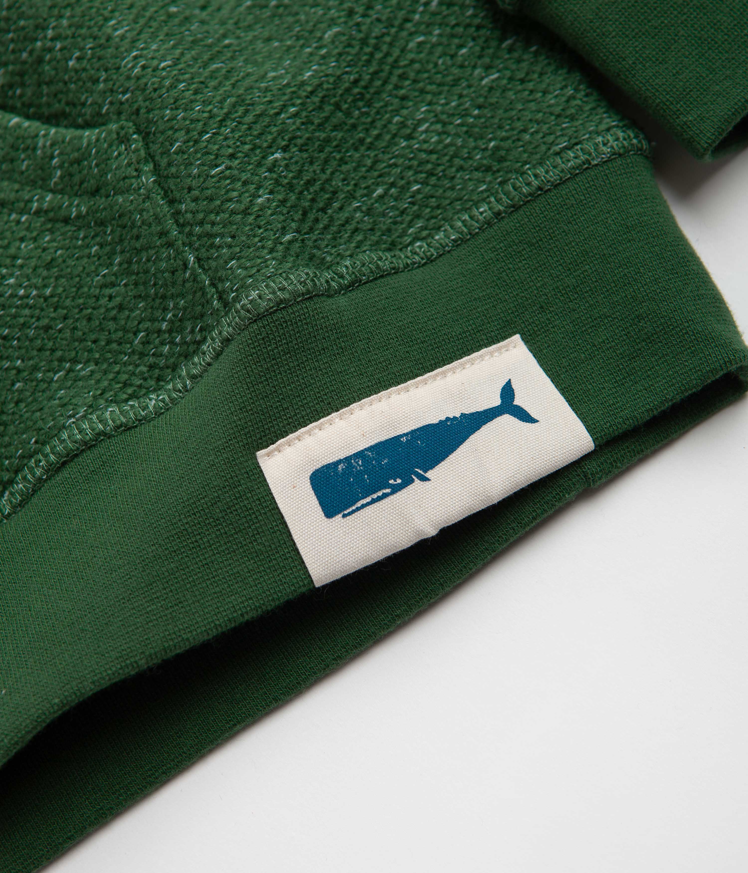 Mollusk Whale Patch Hoodie - Rover Green - Image 3