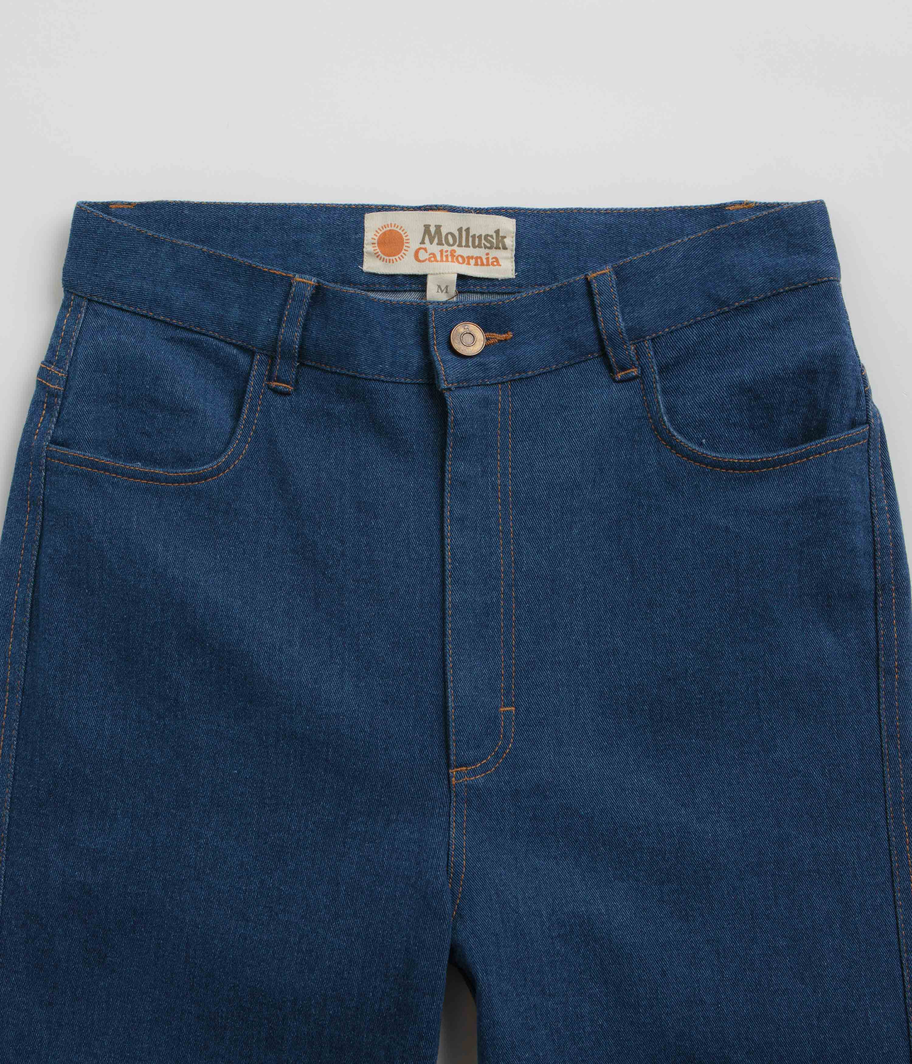 Mollusk Womens Bella Jeans - Dark Indigo - Image 4